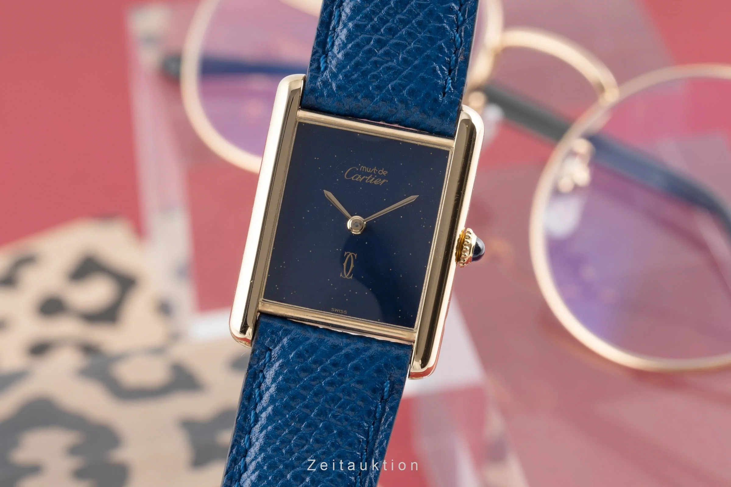 Cartier Tank silver-gilt manual winding unisex 6  [2504758] - Image 2