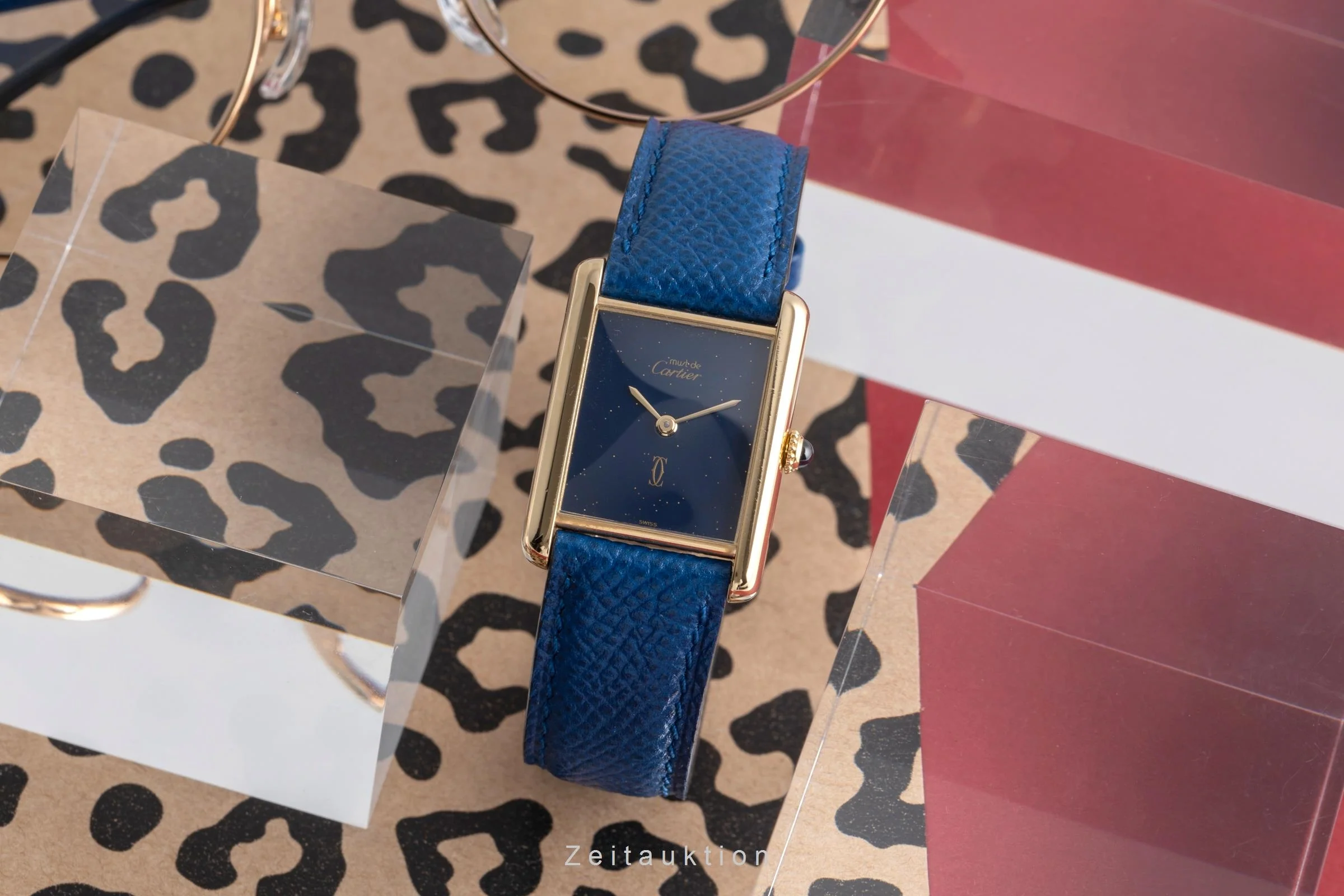 Cartier Tank silver-gilt manual winding unisex 6  [2504758] - Image 4