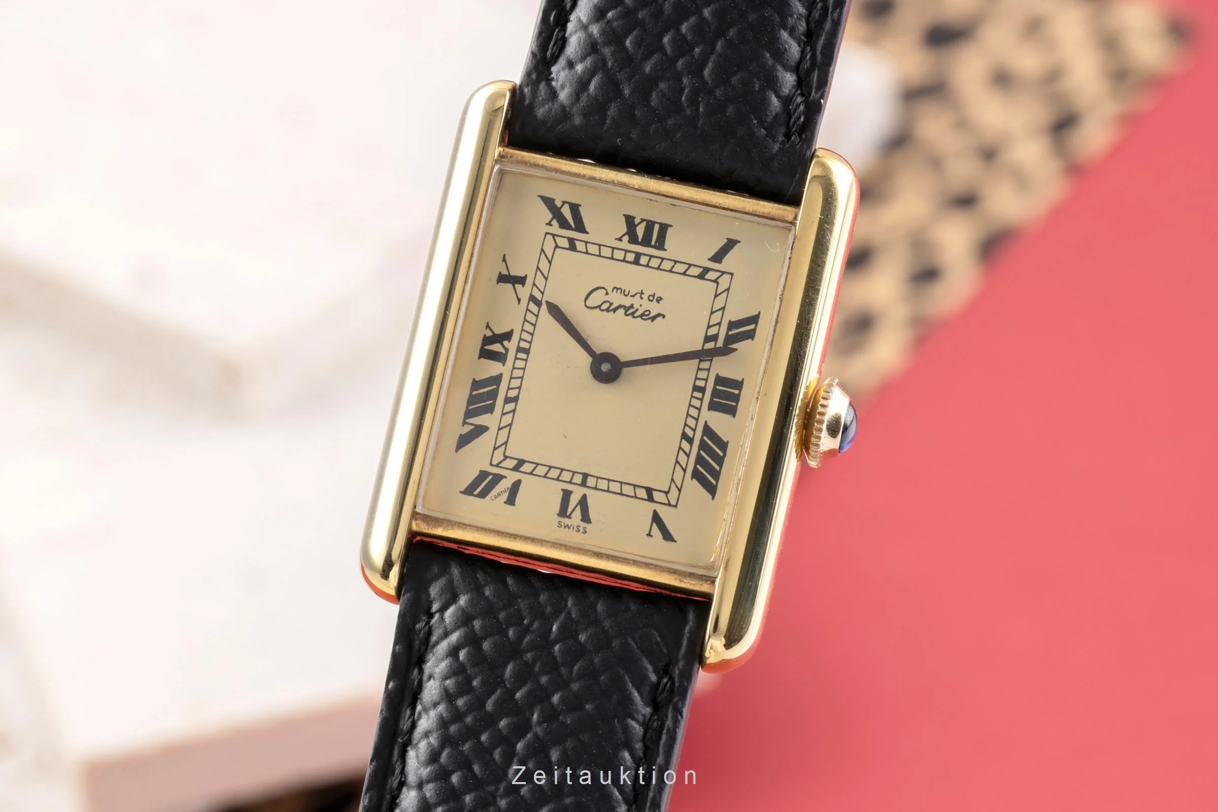 Cartier Tank silver-gilt manual winding unisex 6  [2504821] - Image 2