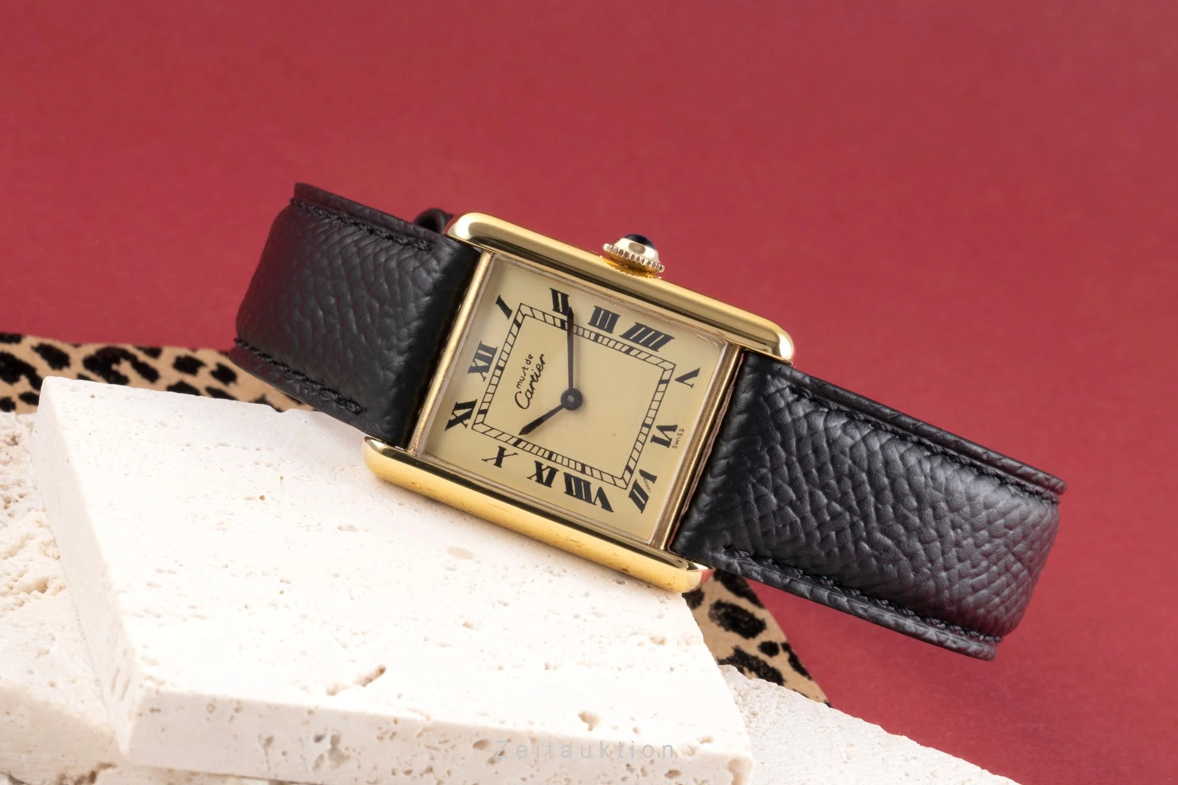 Cartier Tank silver-gilt manual winding unisex 6  [2504821] - Image 3