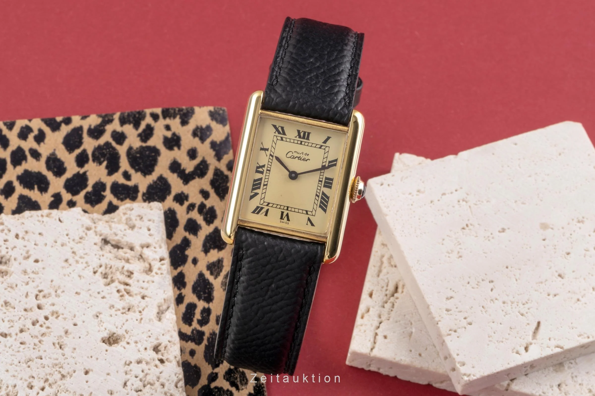 Cartier Tank silver-gilt manual winding unisex 6  [2504821] - Image 4