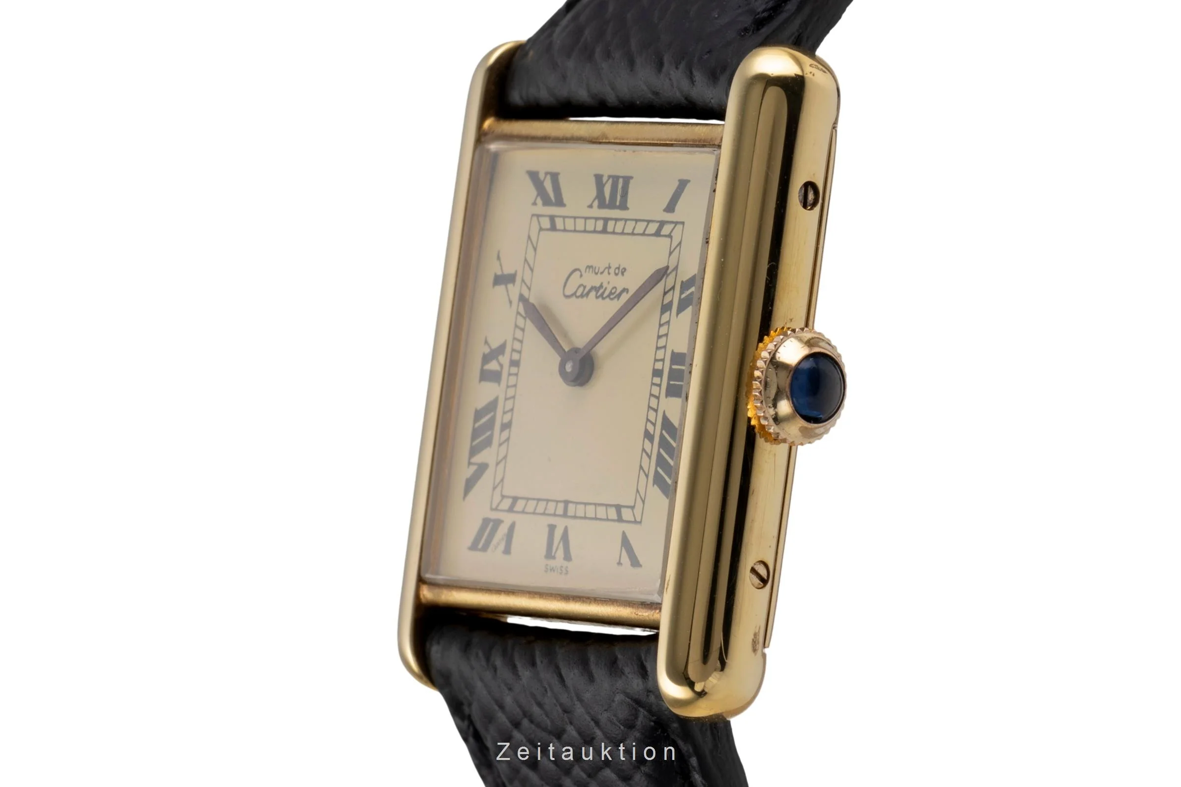 Cartier Tank silver-gilt manual winding unisex 6  [2504821] - Image 7