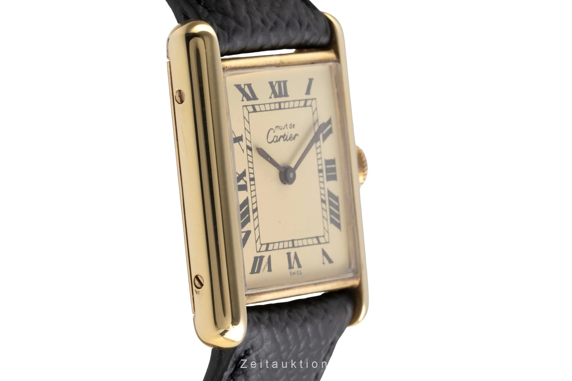 Cartier Tank silver-gilt manual winding unisex 6  [2504821] - Image 8