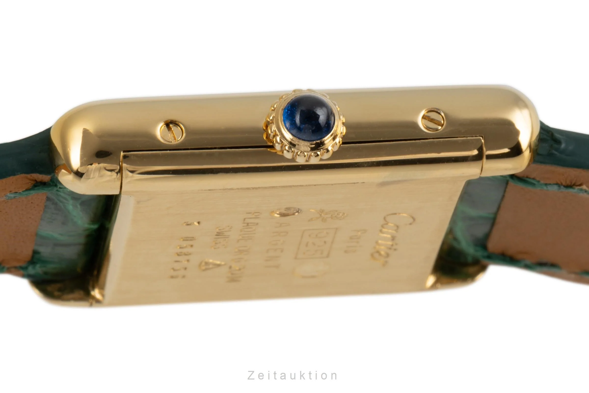 Cartier Tank silver-gilt manual winding women's watch  [2303273] - Image 10