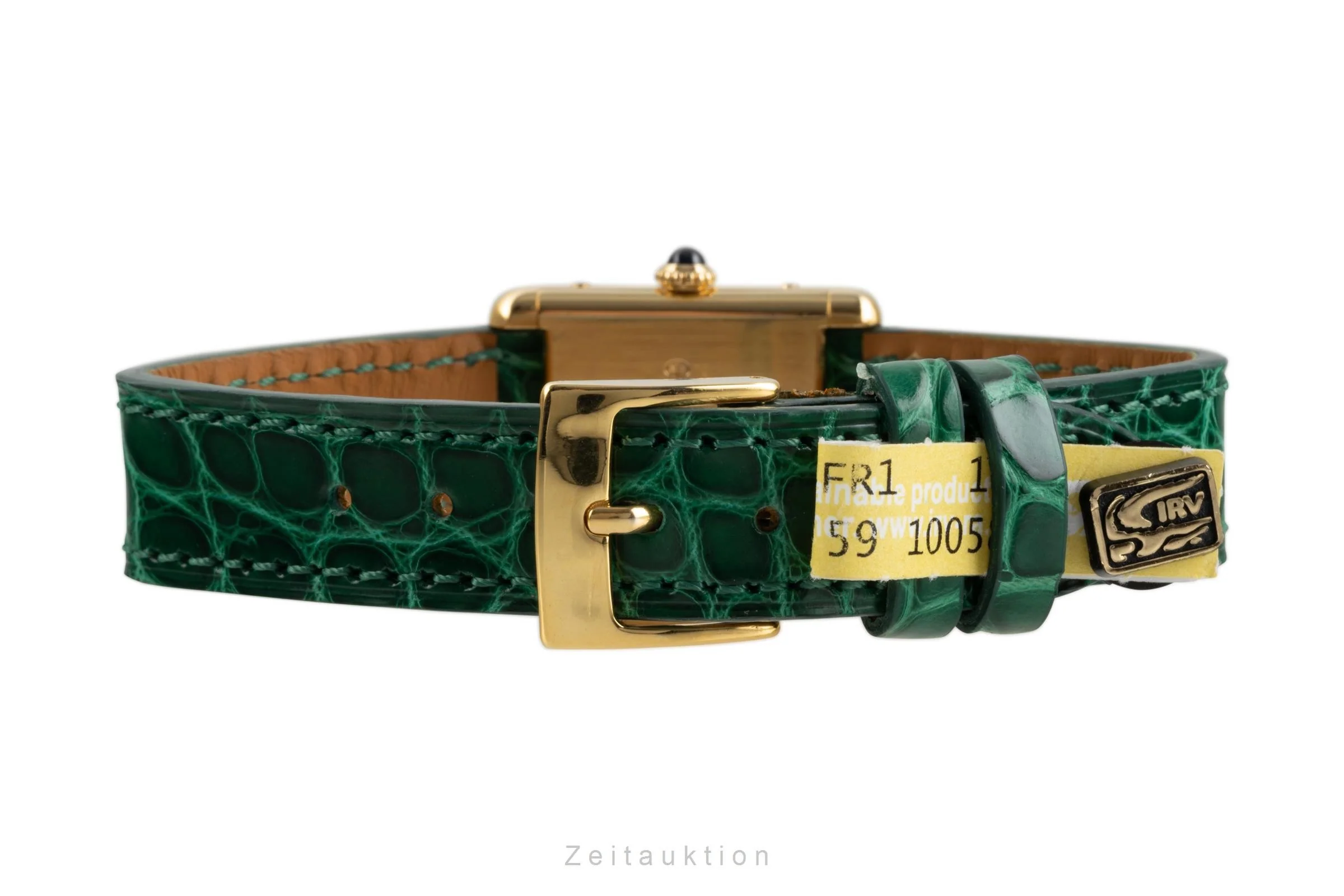 Cartier Tank silver-gilt manual winding women's watch  [2303273] - Image 11