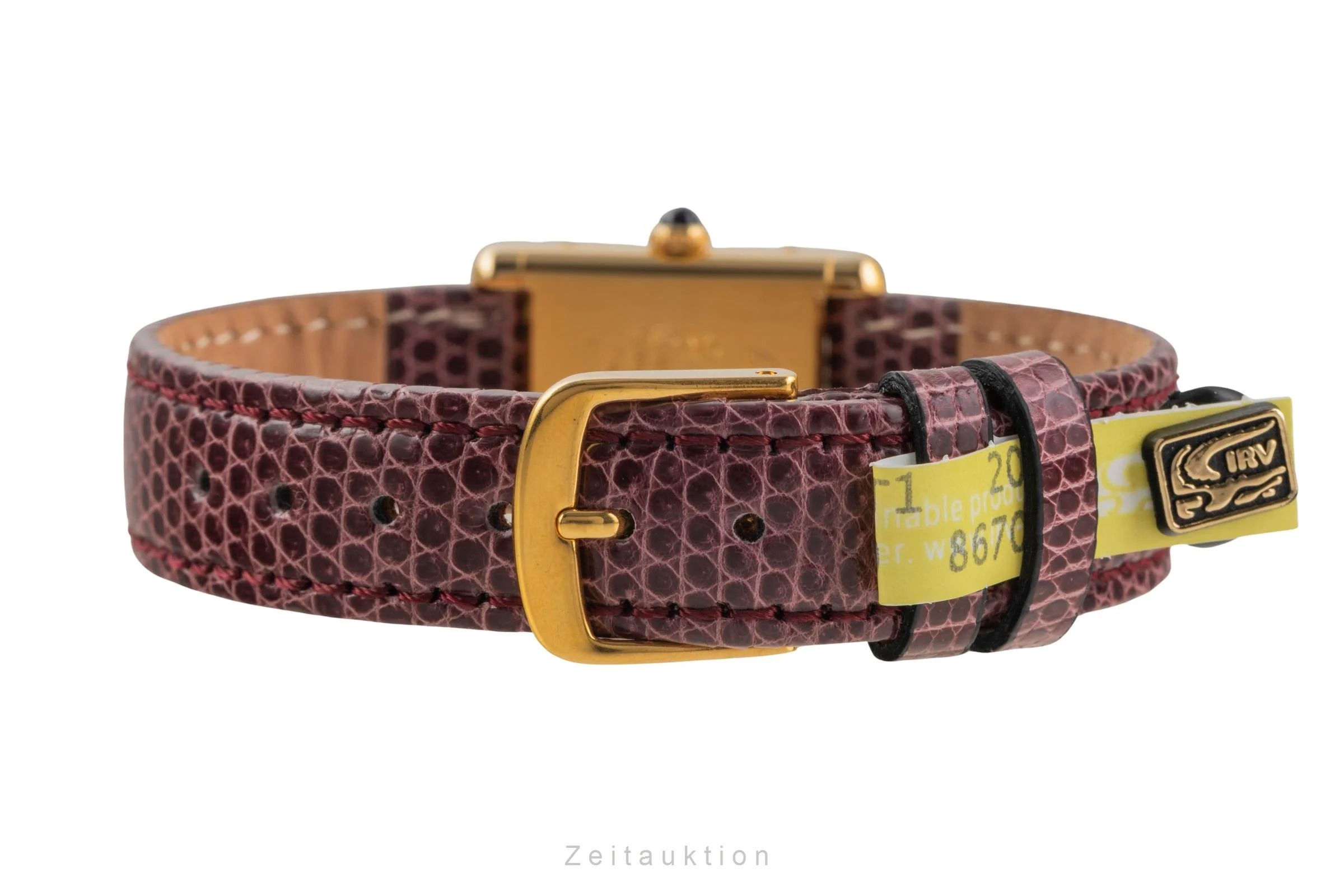 Cartier Tank silver-gilt manual winding women's watch 3  [2503074] - Image 13