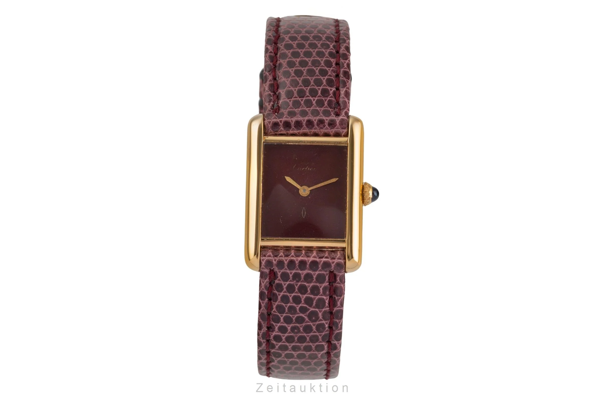 Cartier Tank silver-gilt manual winding women's watch 3  [2503074] - Image 5