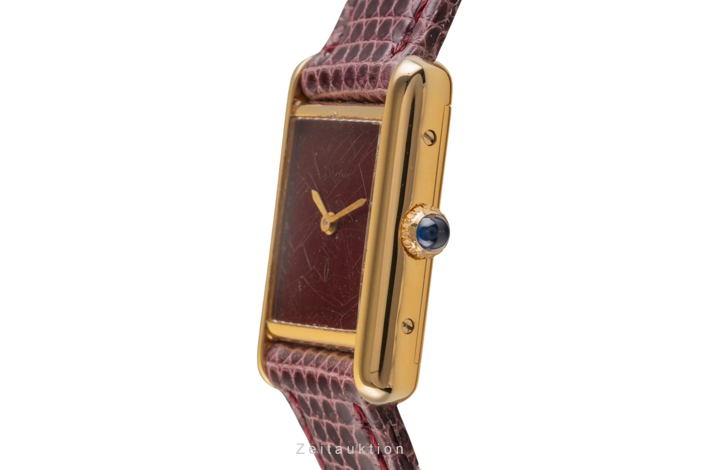 Cartier Tank silver-gilt manual winding women's watch 3  [2503074] - Image 7