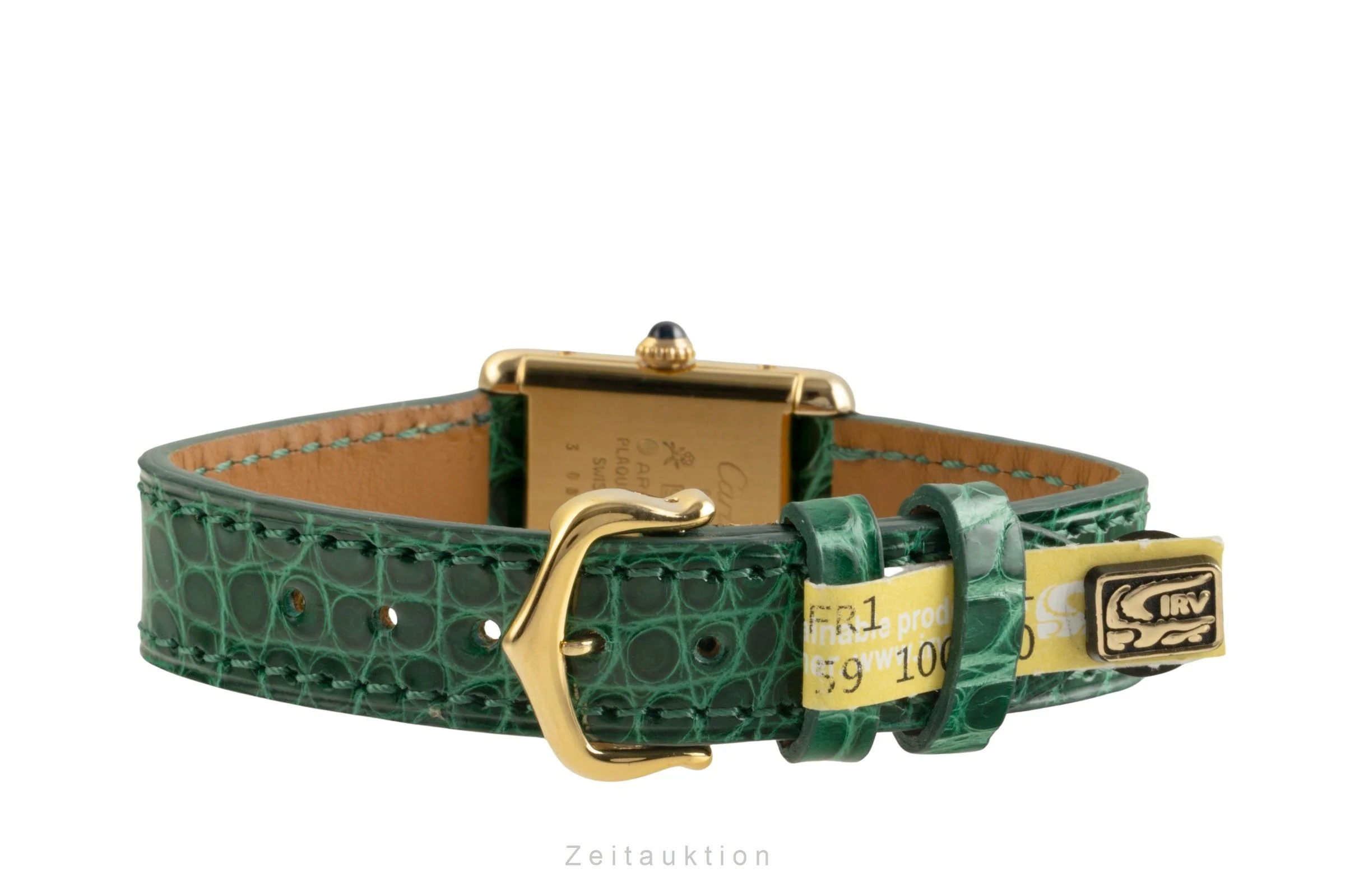 Cartier Tank silver-gilt manual winding women's watch 3  [2504358] - Image 13