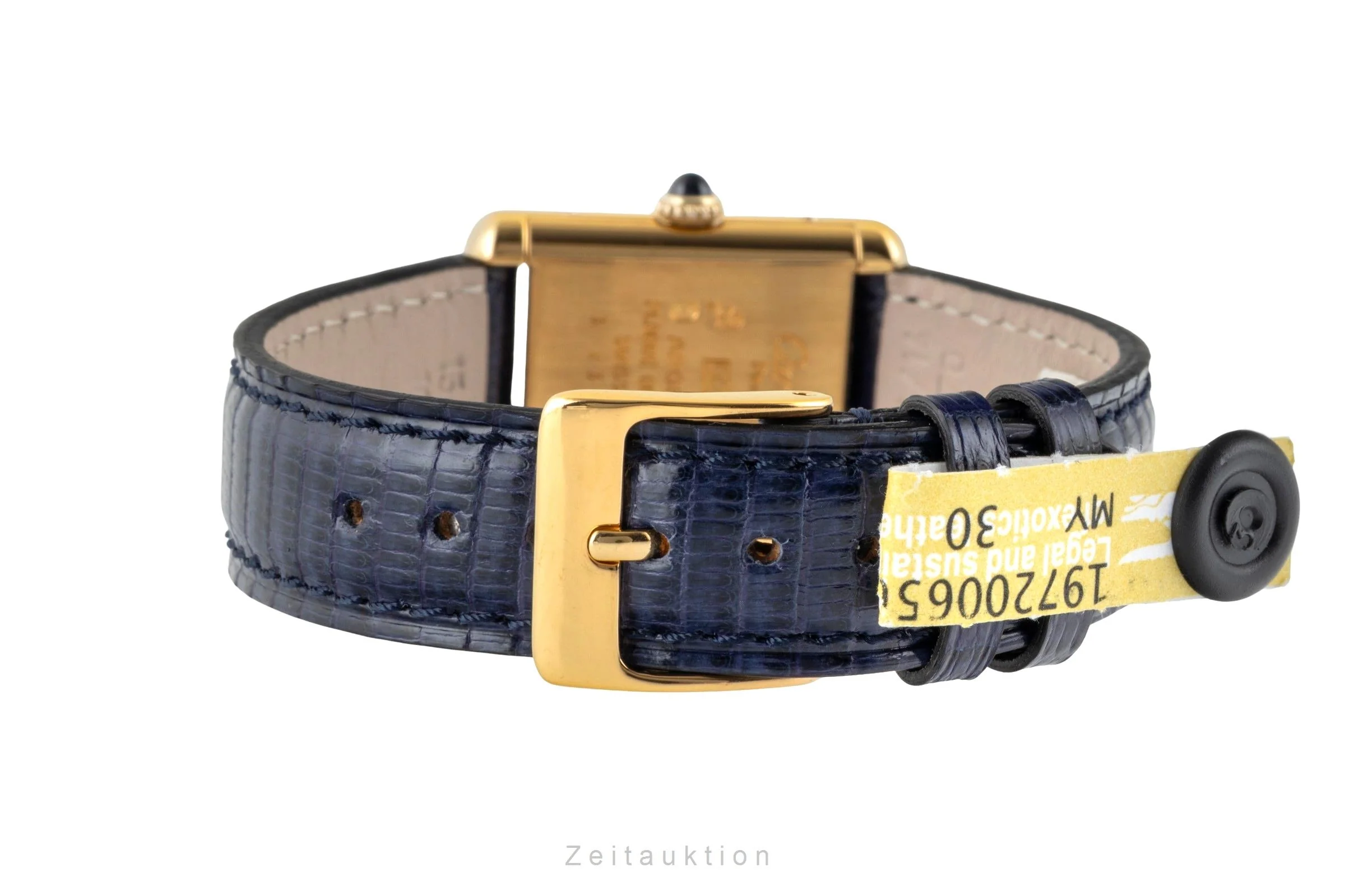 Cartier Tank silver-gilt manual winding women's watch 3  [2601027] - Image 13