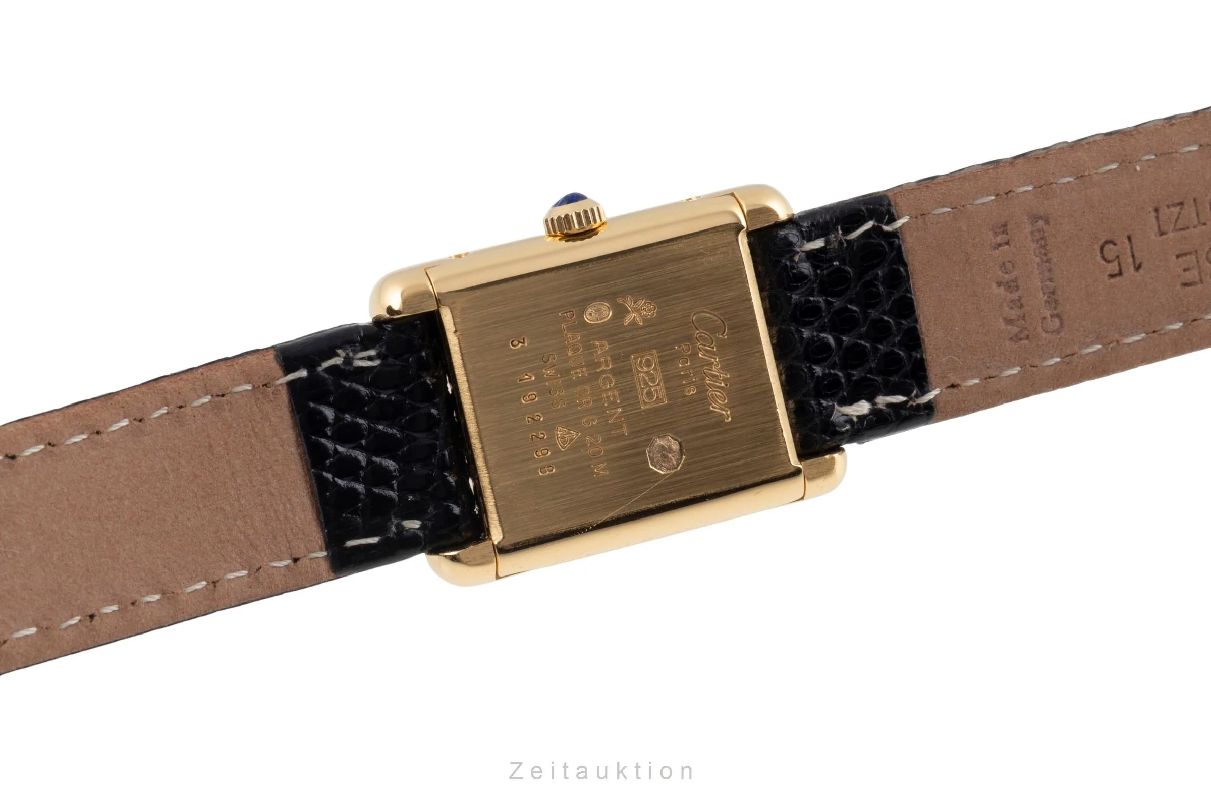 Cartier Tank silver-gilt manual winding women's watch Vintage  [2600037] - Image 11