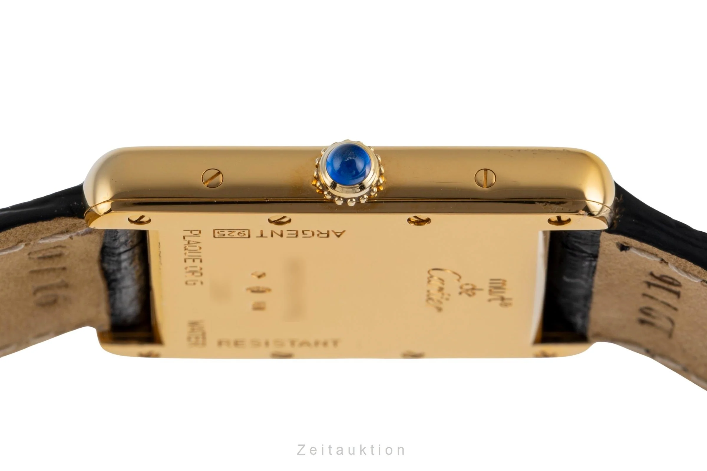Cartier Tank silver-gilt quartz men's watch W1013754  [2502998] - Image 12