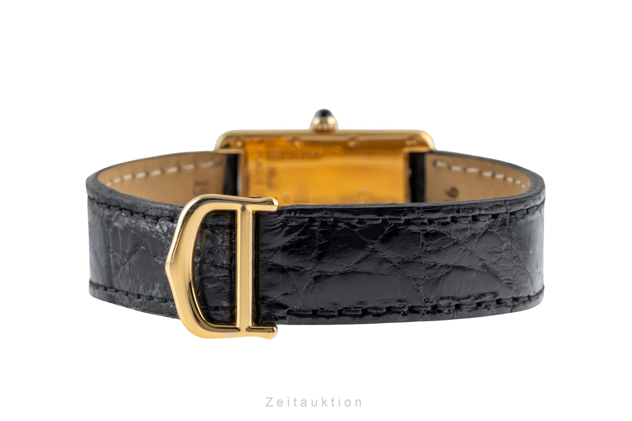 Cartier Tank silver-gilt quartz men's watch W1013754  [2502998] - Image 13