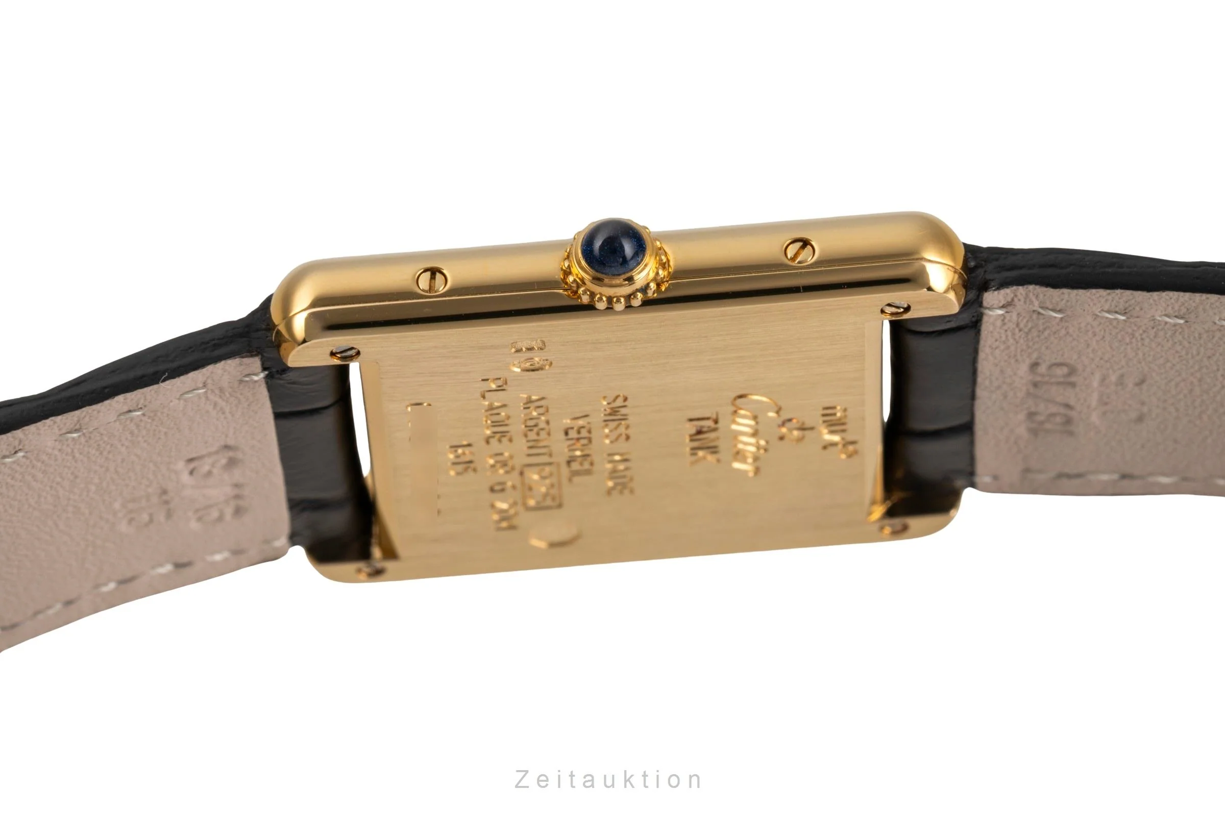 Cartier Tank silver-gilt quartz unisex 1615  [2503708] - Image 11