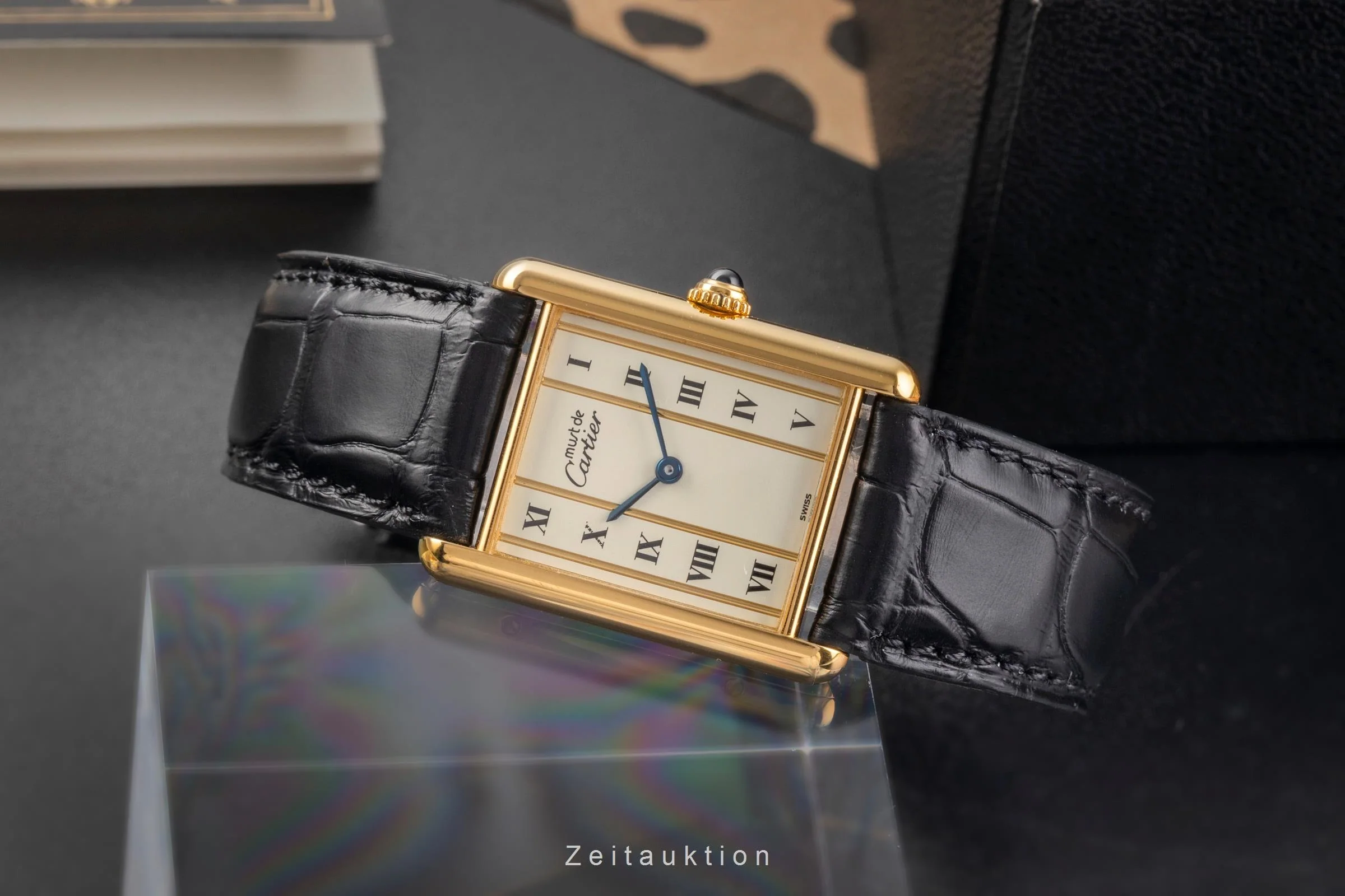 Cartier Tank silver-gilt quartz unisex 1615  [2503708] - Image 3