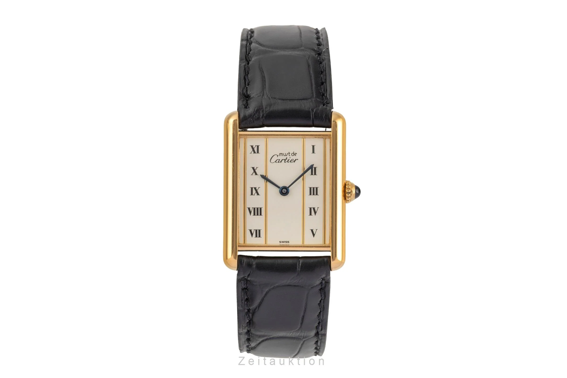 Cartier Tank silver-gilt quartz unisex 1615  [2503708] - Image 5
