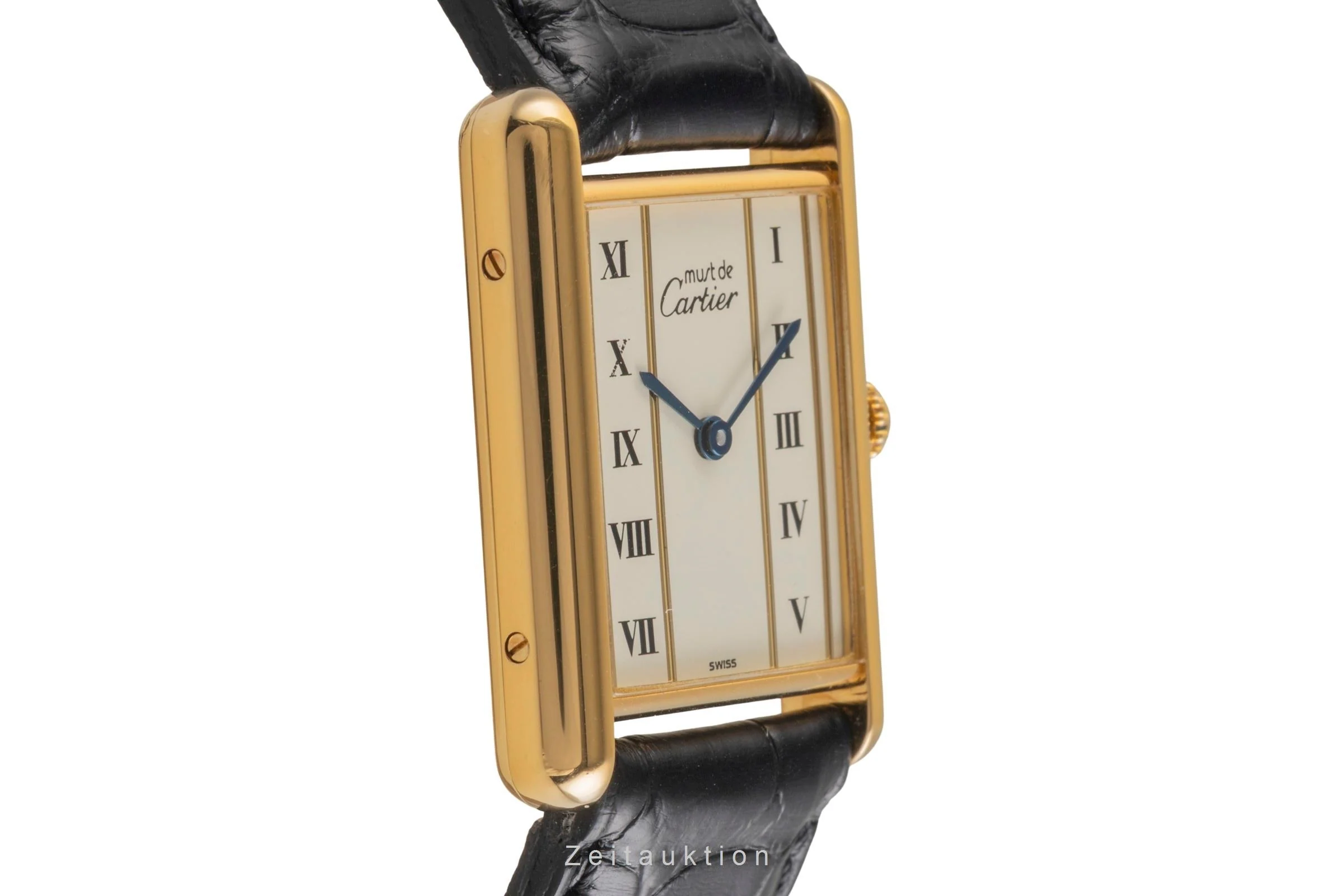 Cartier Tank silver-gilt quartz unisex 1615  [2503708] - Image 8