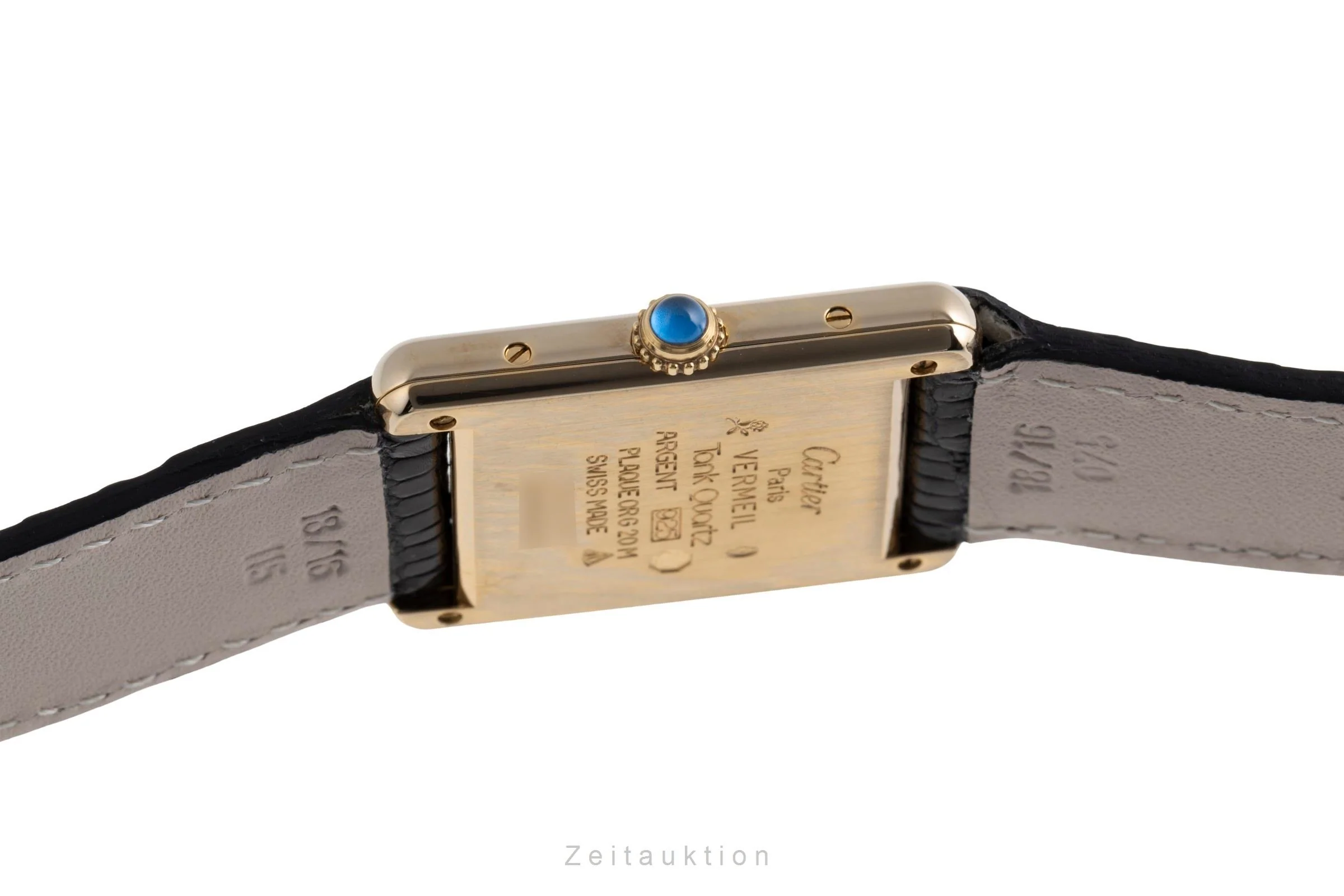Cartier Tank silver-gilt quartz unisex 590005  [2502116] - Image 12