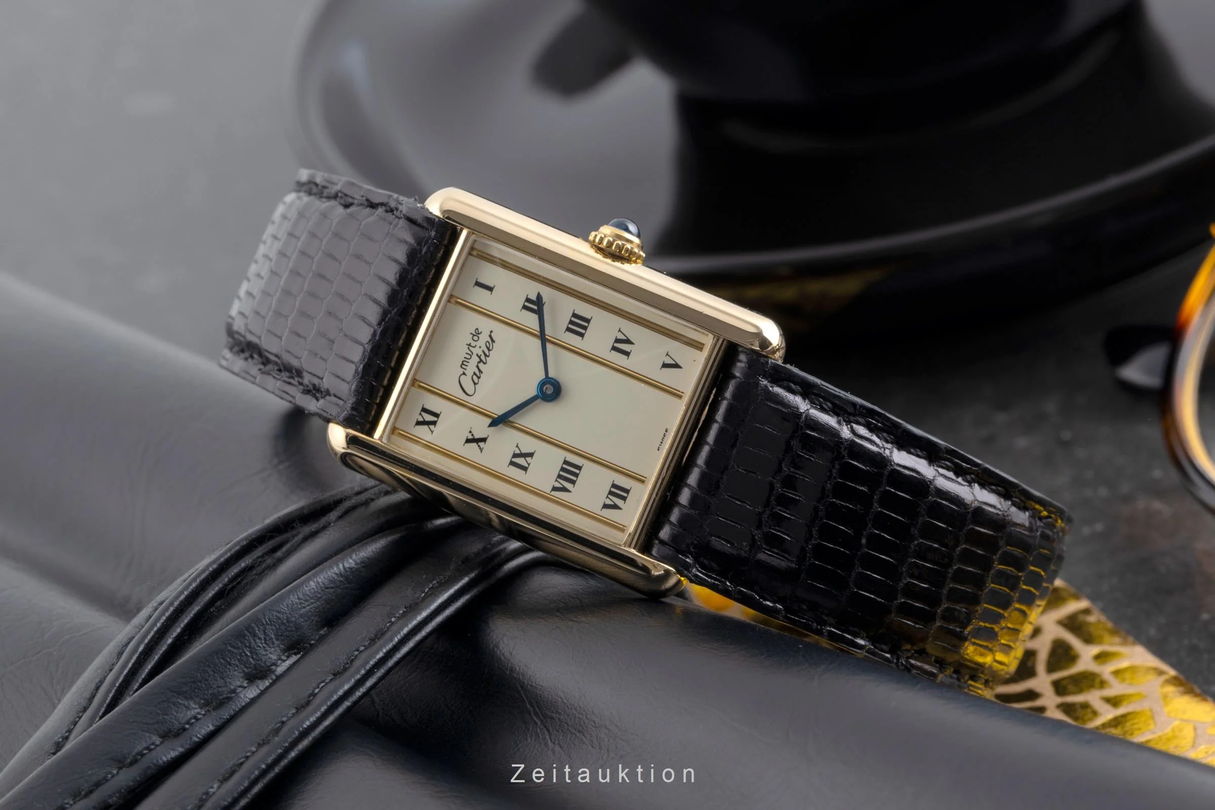Cartier Tank silver-gilt quartz unisex 590005  [2502116] - Image 3