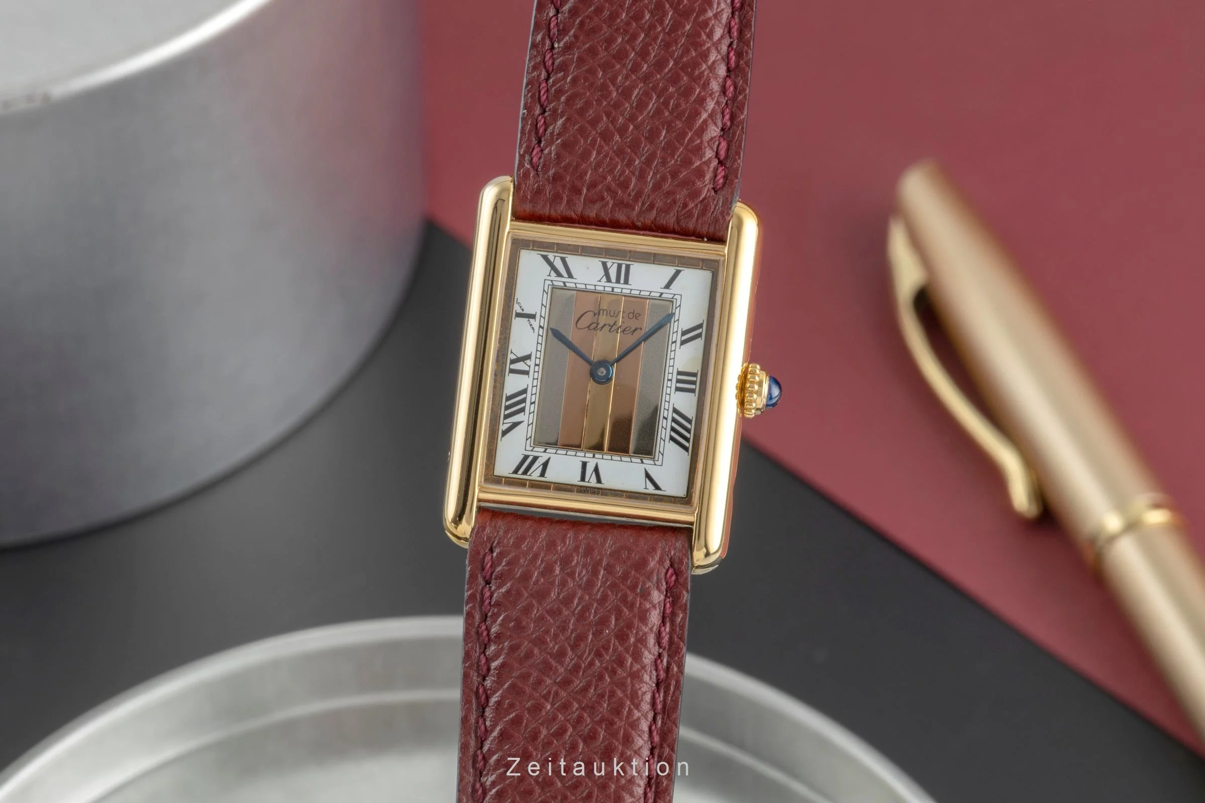 Cartier Tank silver-gilt quartz unisex 590005  [2504764] - Image 2