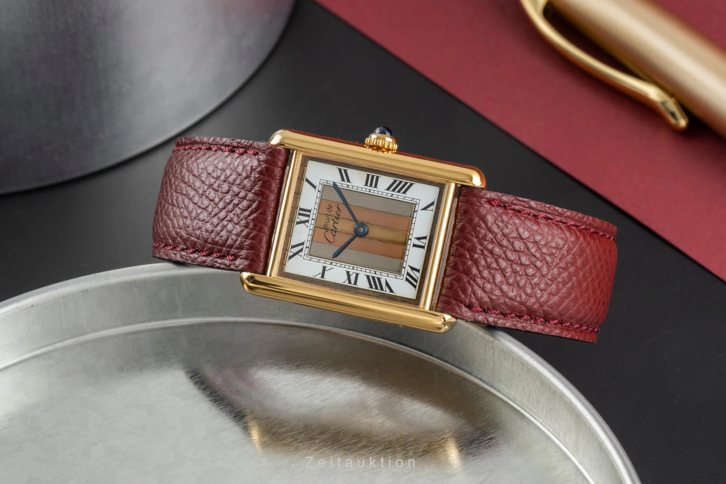 Cartier Tank silver-gilt quartz unisex 590005  [2504764] - Image 3
