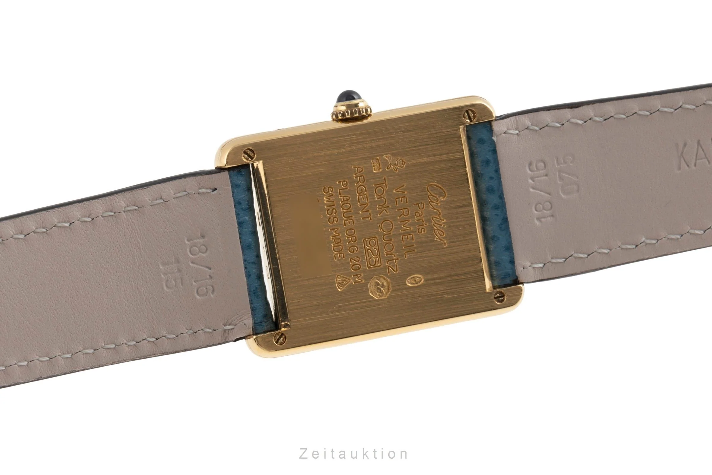 Cartier Tank silver-gilt quartz unisex 590005, W1002653  [2504162] - Image 11