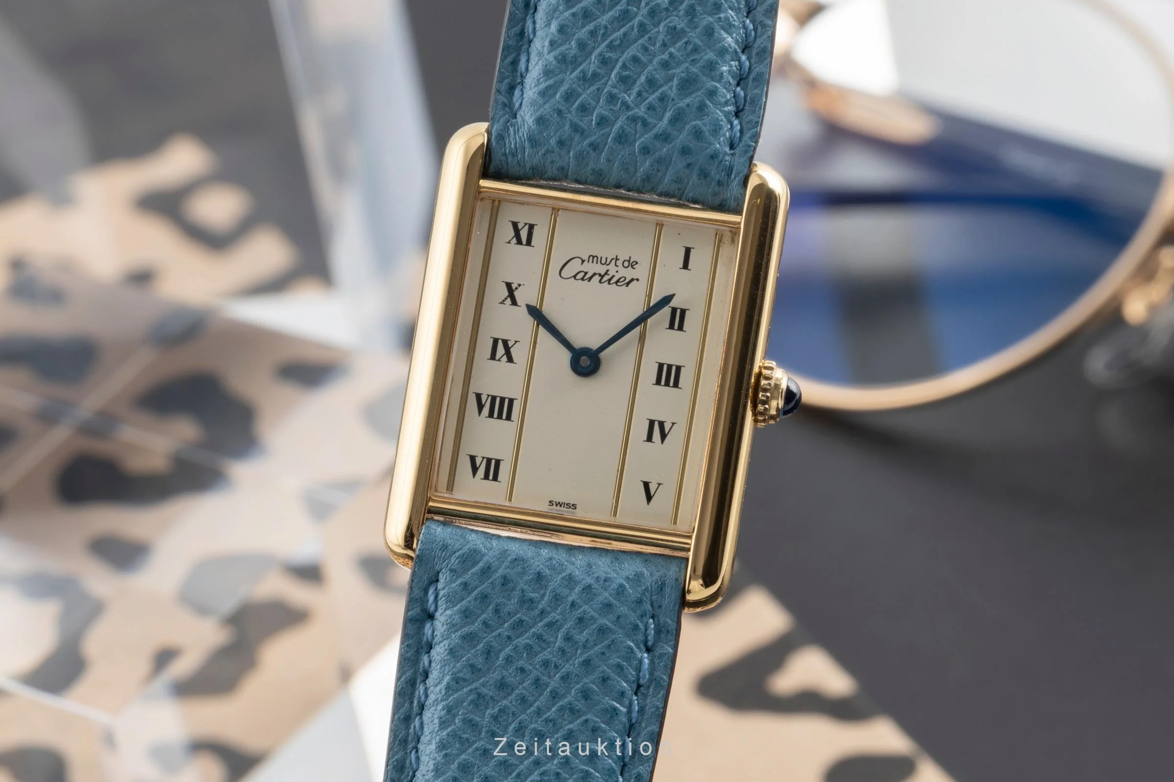 Cartier Tank silver-gilt quartz unisex 590005, W1002653  [2504162] - Image 2