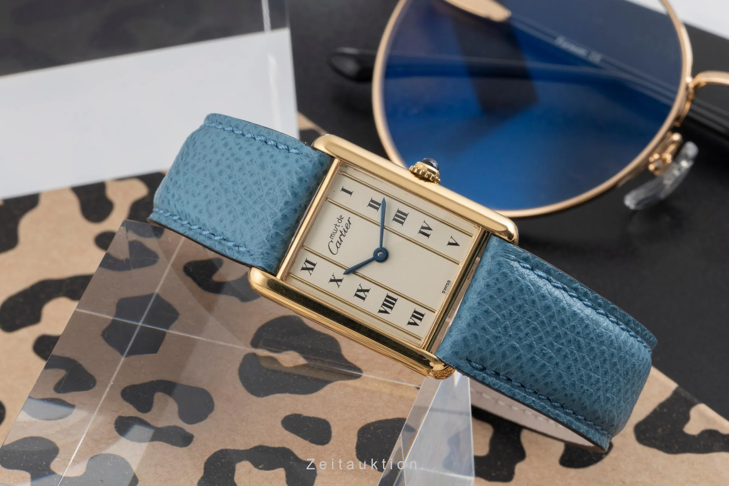 Cartier Tank silver-gilt quartz unisex 590005, W1002653  [2504162] - Image 3