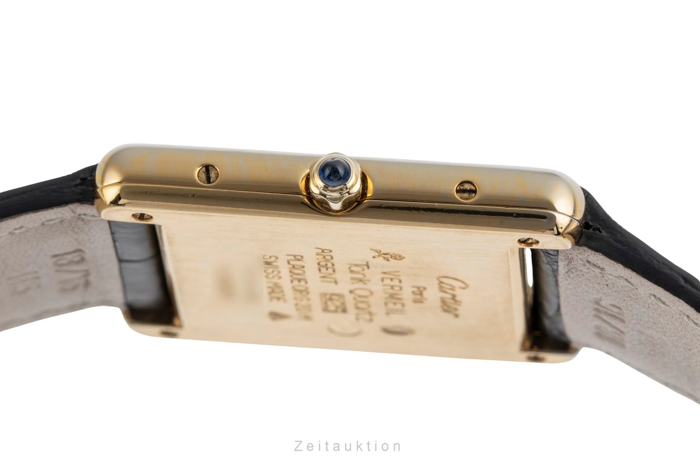 Cartier Tank silver-gilt quartz unisex 6 81006  [2502069] - Image 12