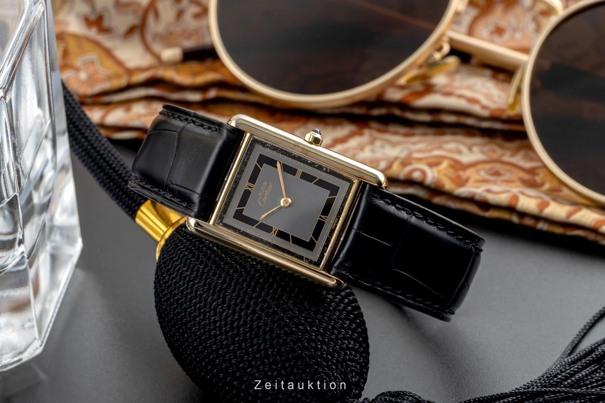 Cartier Tank silver-gilt quartz unisex 6 81006  [2502069] - Image 3