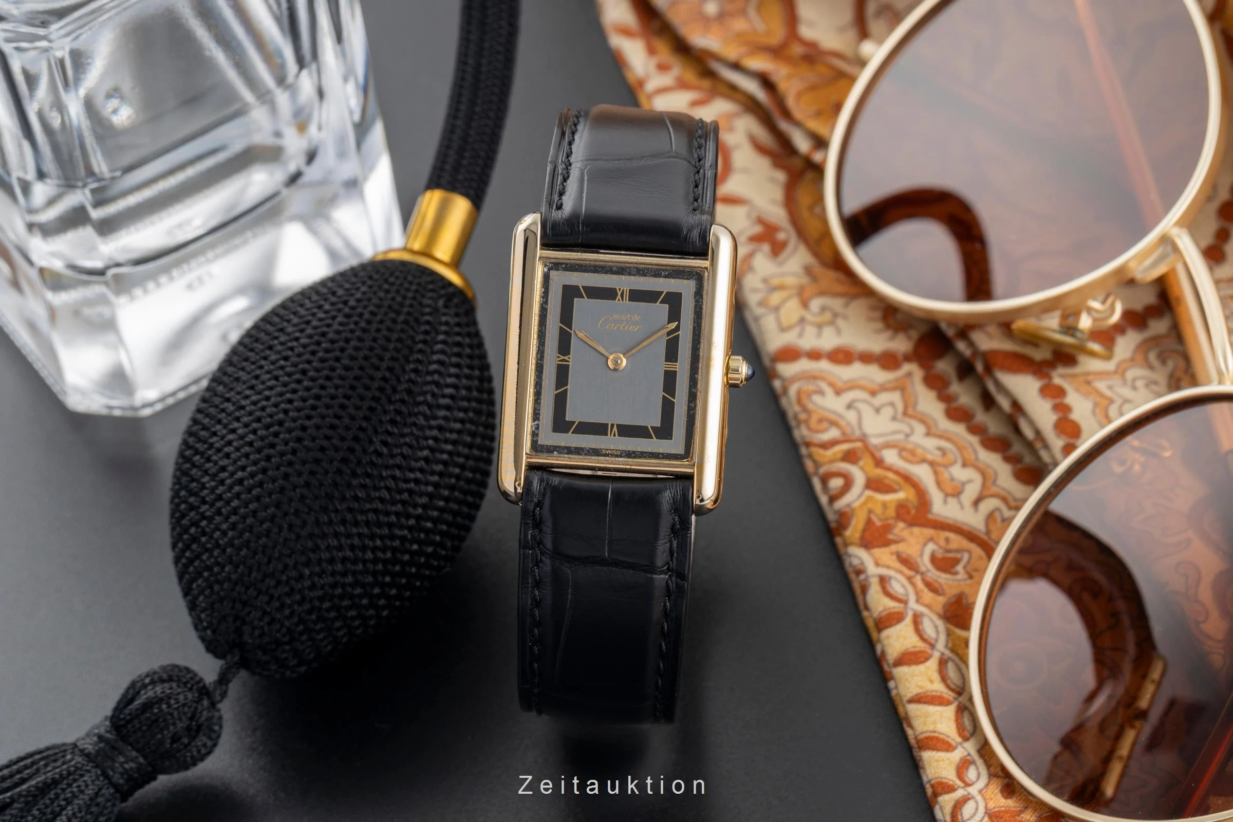 Cartier Tank silver-gilt quartz unisex 6 81006  [2502069] - Image 4