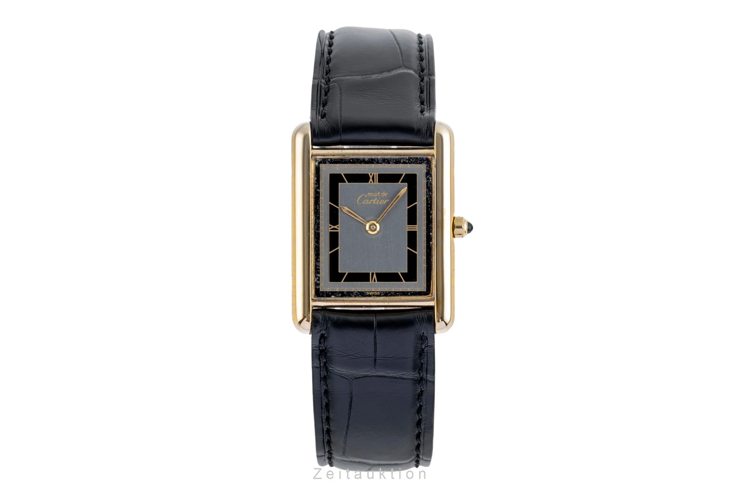Cartier Tank silver-gilt quartz unisex 6 81006  [2502069] - Image 5