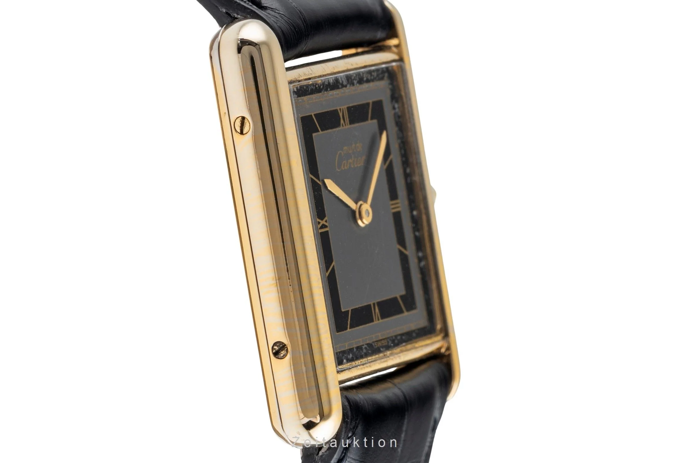 Cartier Tank silver-gilt quartz unisex 6 81006  [2502069] - Image 8