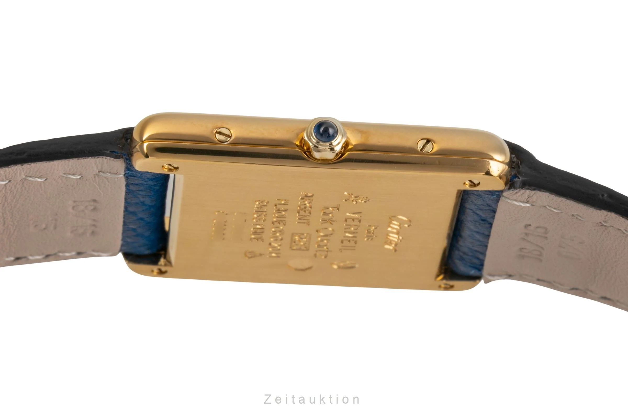 Cartier Tank silver-gilt quartz unisex 681006  [2502999] - Image 12