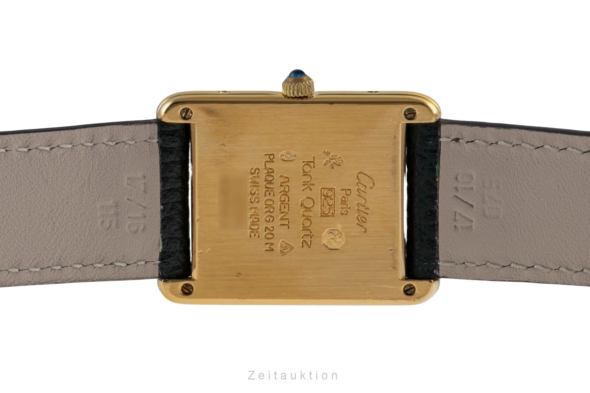 Cartier Tank silver-gilt quartz unisex 681006  [2505078] - Image 11