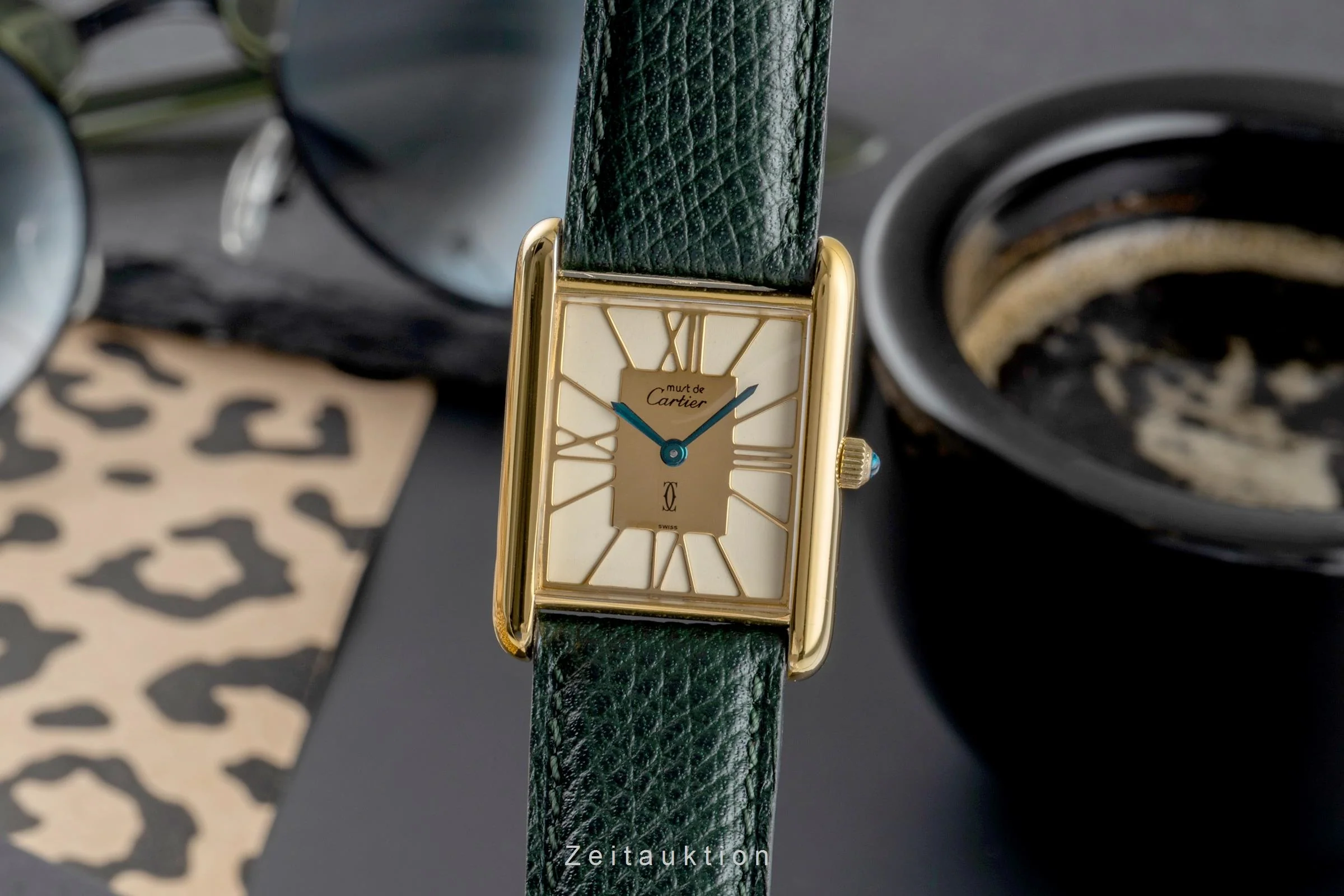 Cartier Tank silver-gilt quartz unisex 681006  [2505078] - Image 2
