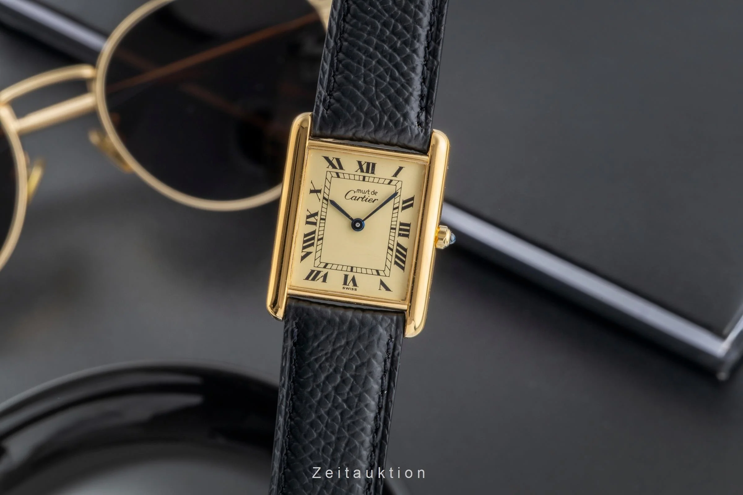 Cartier Tank silver-gilt quartz unisex 681006  [2506825] - Image 2