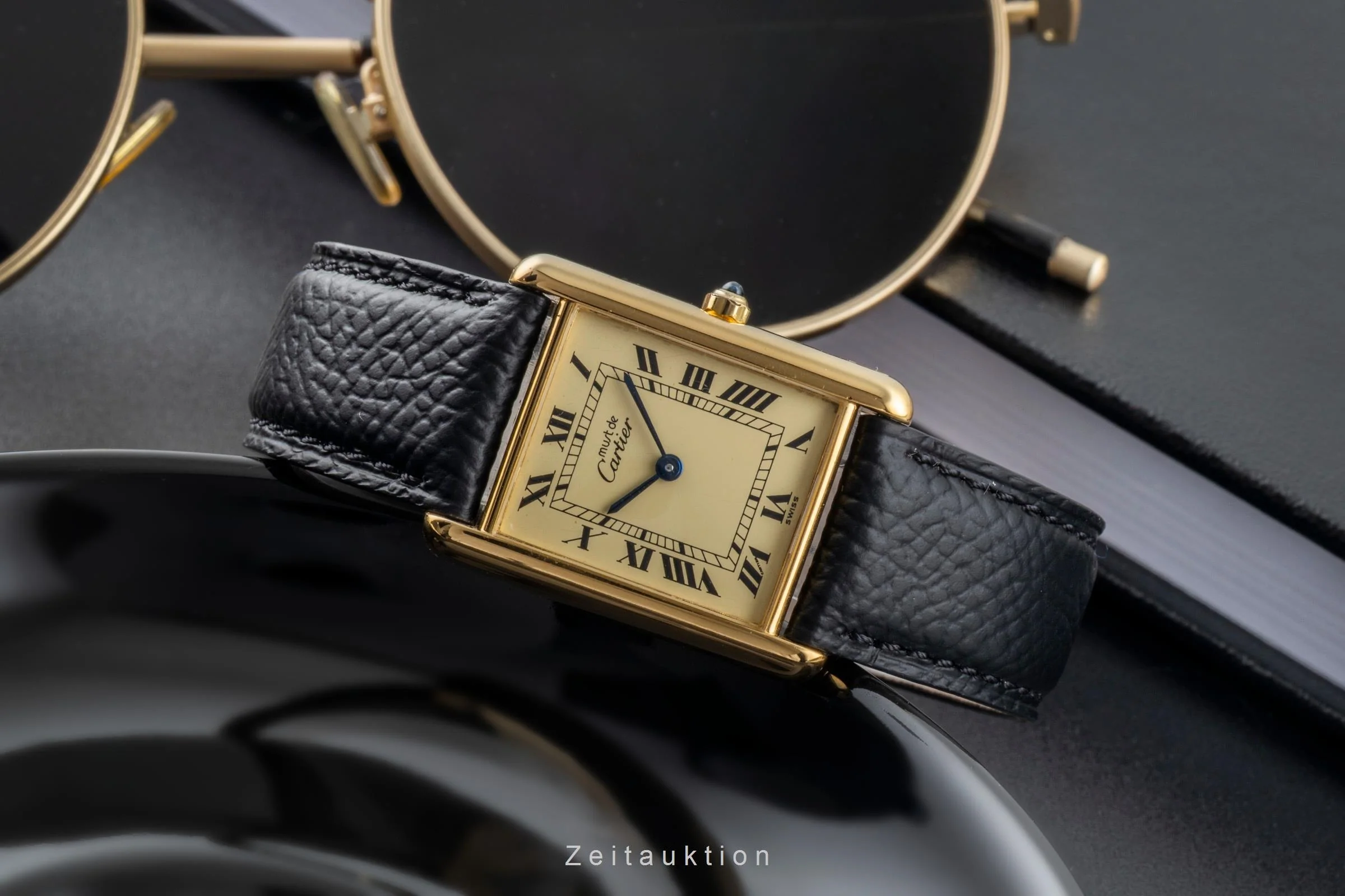 Cartier Tank silver-gilt quartz unisex 681006  [2506825] - Image 3