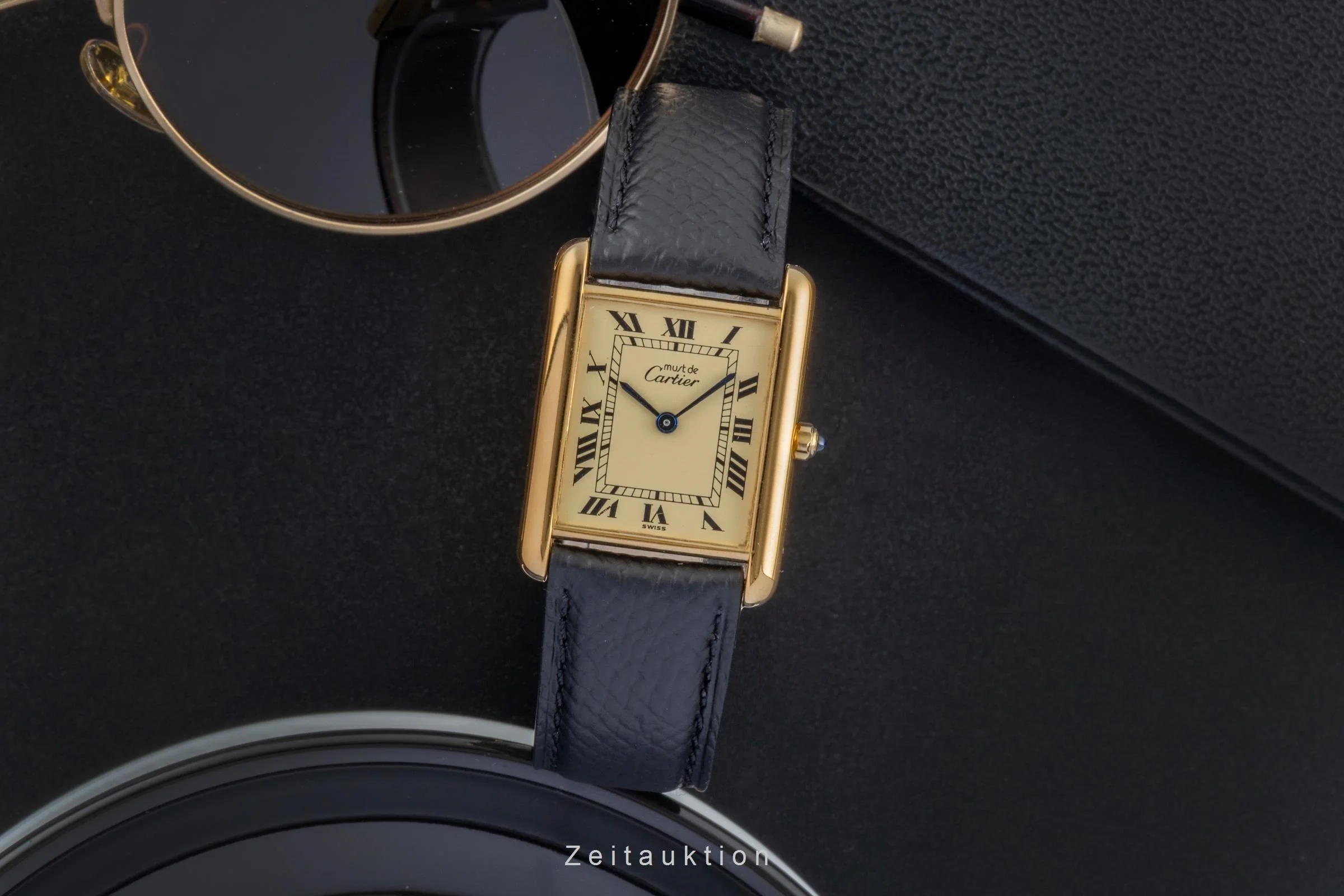 Cartier Tank silver-gilt quartz unisex 681006  [2506825] - Image 4