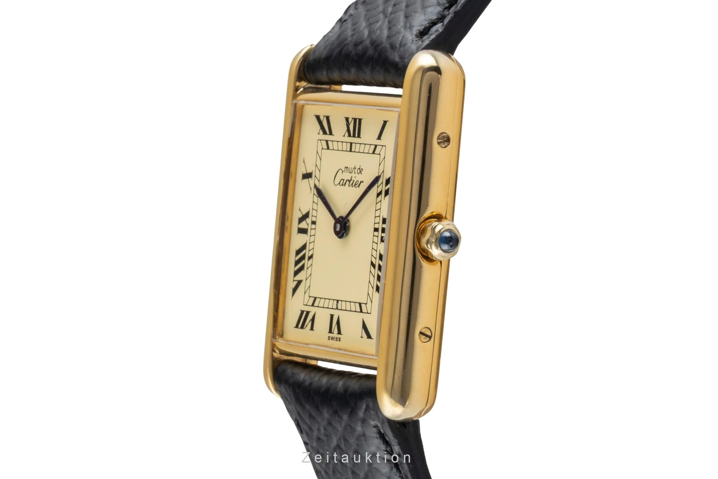 Cartier Tank silver-gilt quartz unisex 681006  [2506825] - Image 7