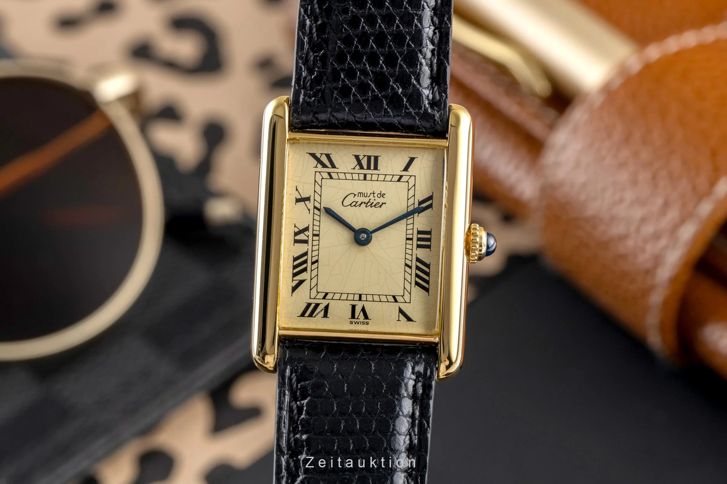 Cartier Tank silver-gilt quartz unisex 681006, 83918253  [2504760] - Image 2