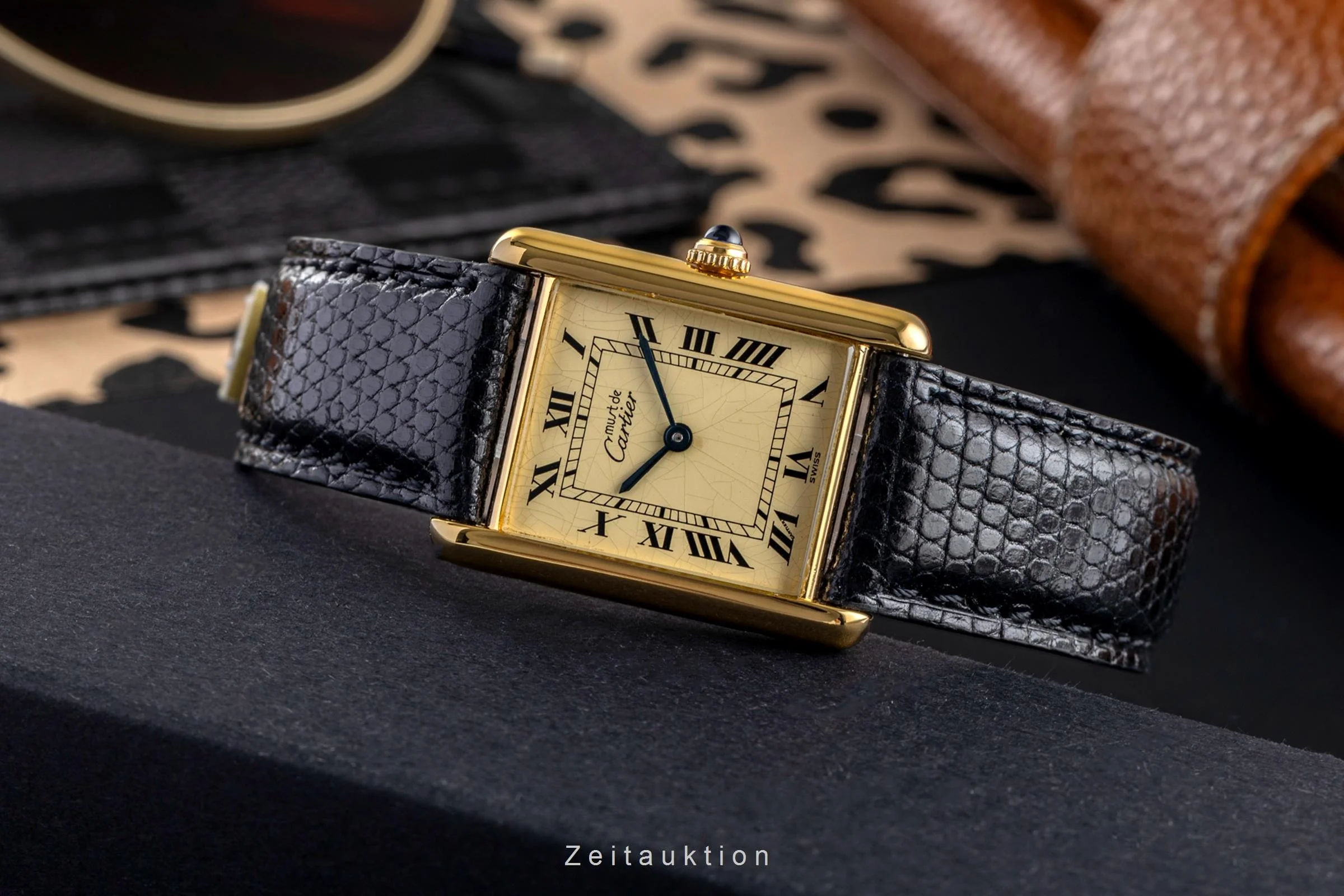 Cartier Tank silver-gilt quartz unisex 681006, 83918253  [2504760] - Image 3