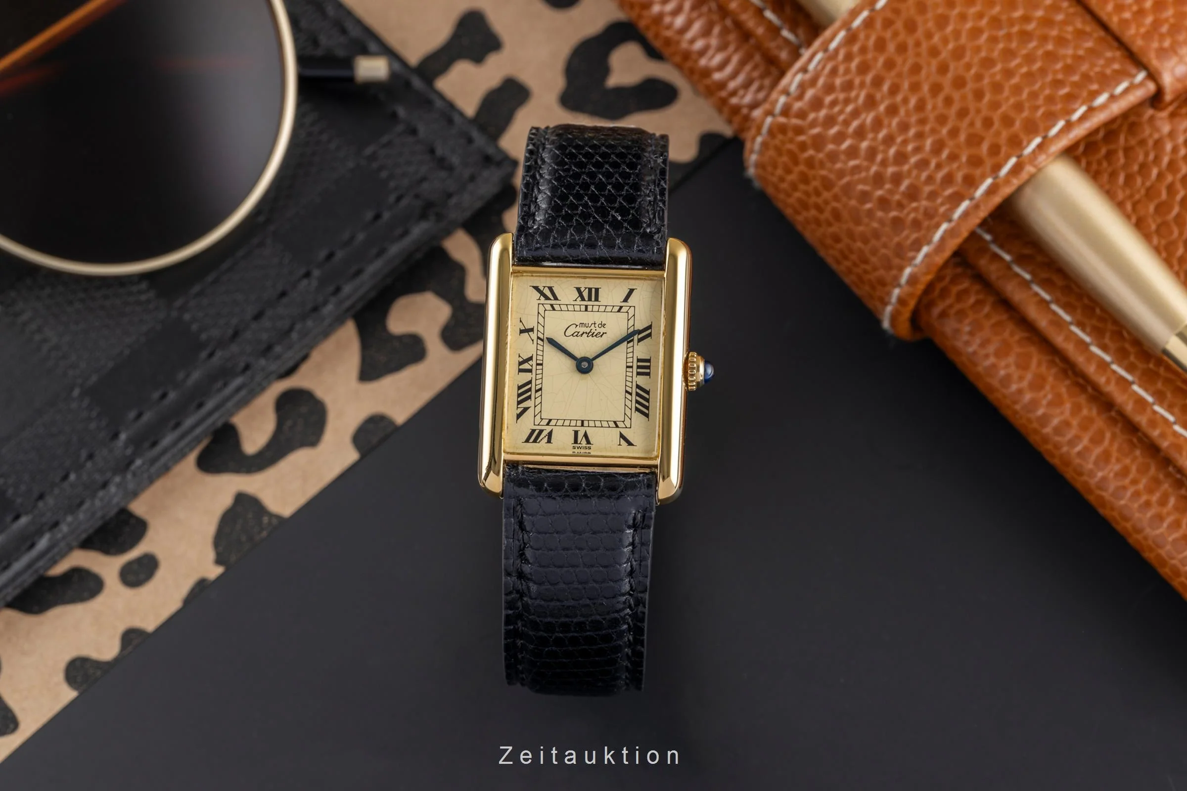 Cartier Tank silver-gilt quartz unisex 681006, 83918253  [2504760] - Image 4