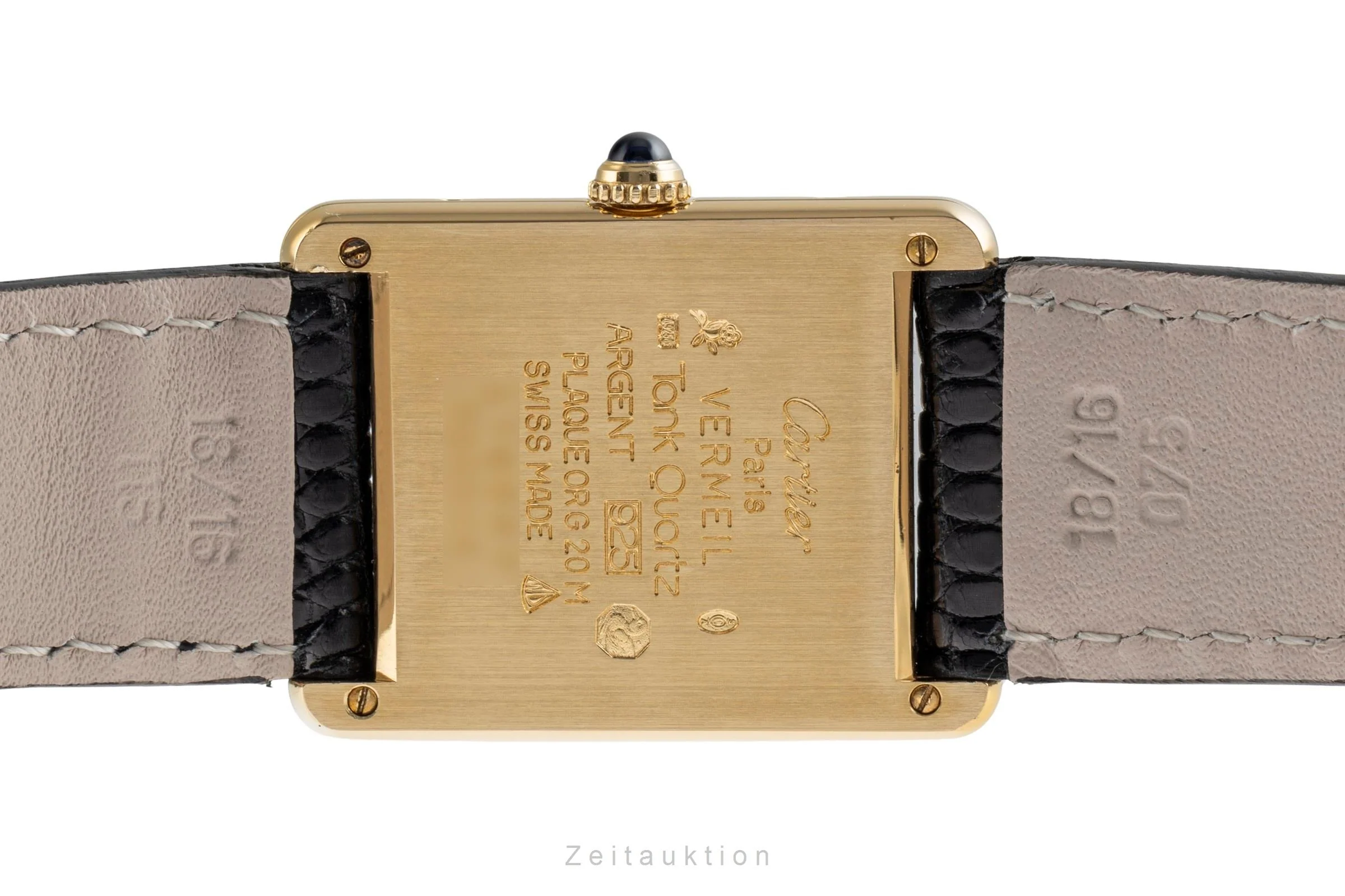 Cartier Tank silver-gilt quartz unisex W1002753, 590005  [2504487] - Image 11