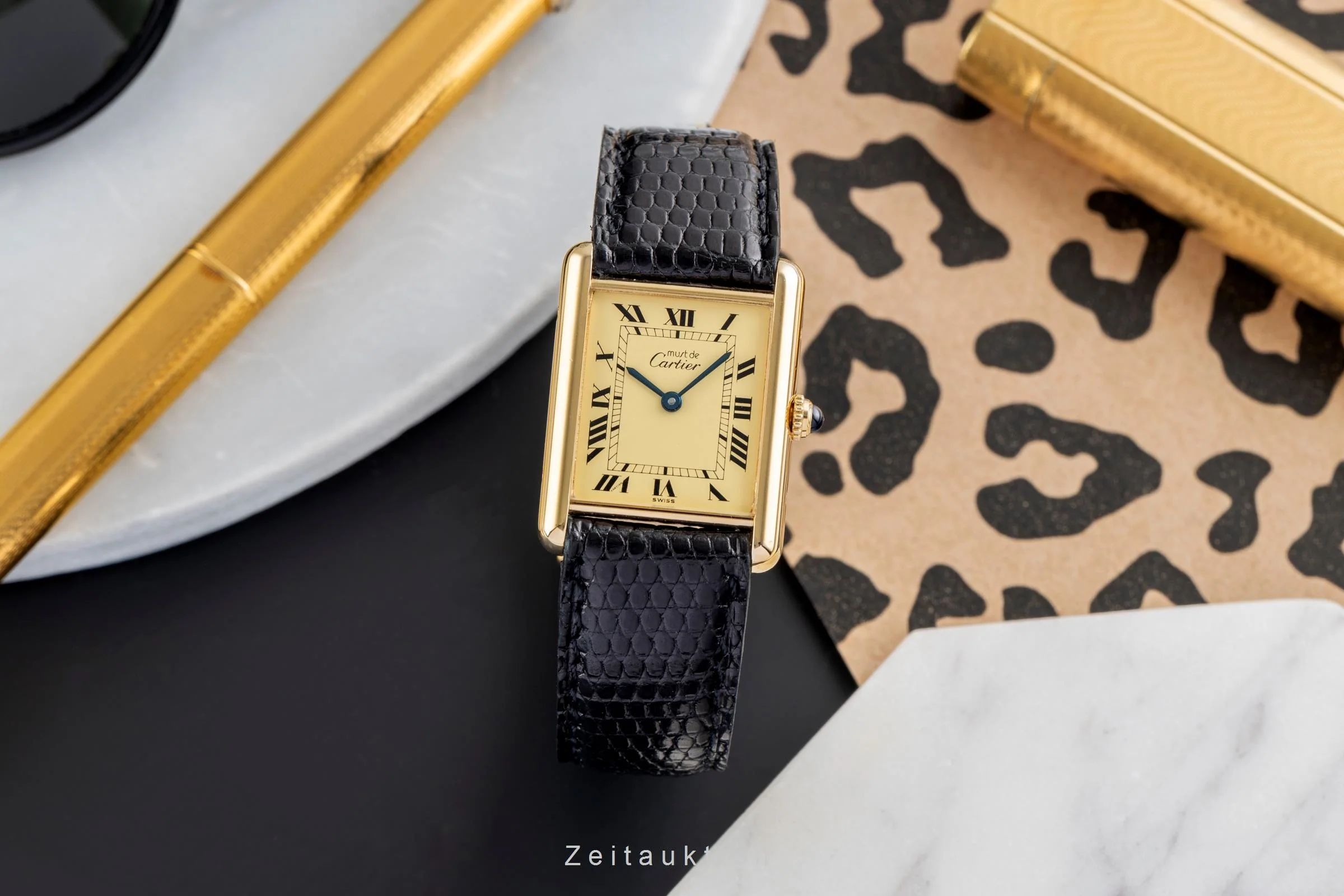Cartier Tank silver-gilt quartz unisex W1002753, 590005  [2504487] - Image 4