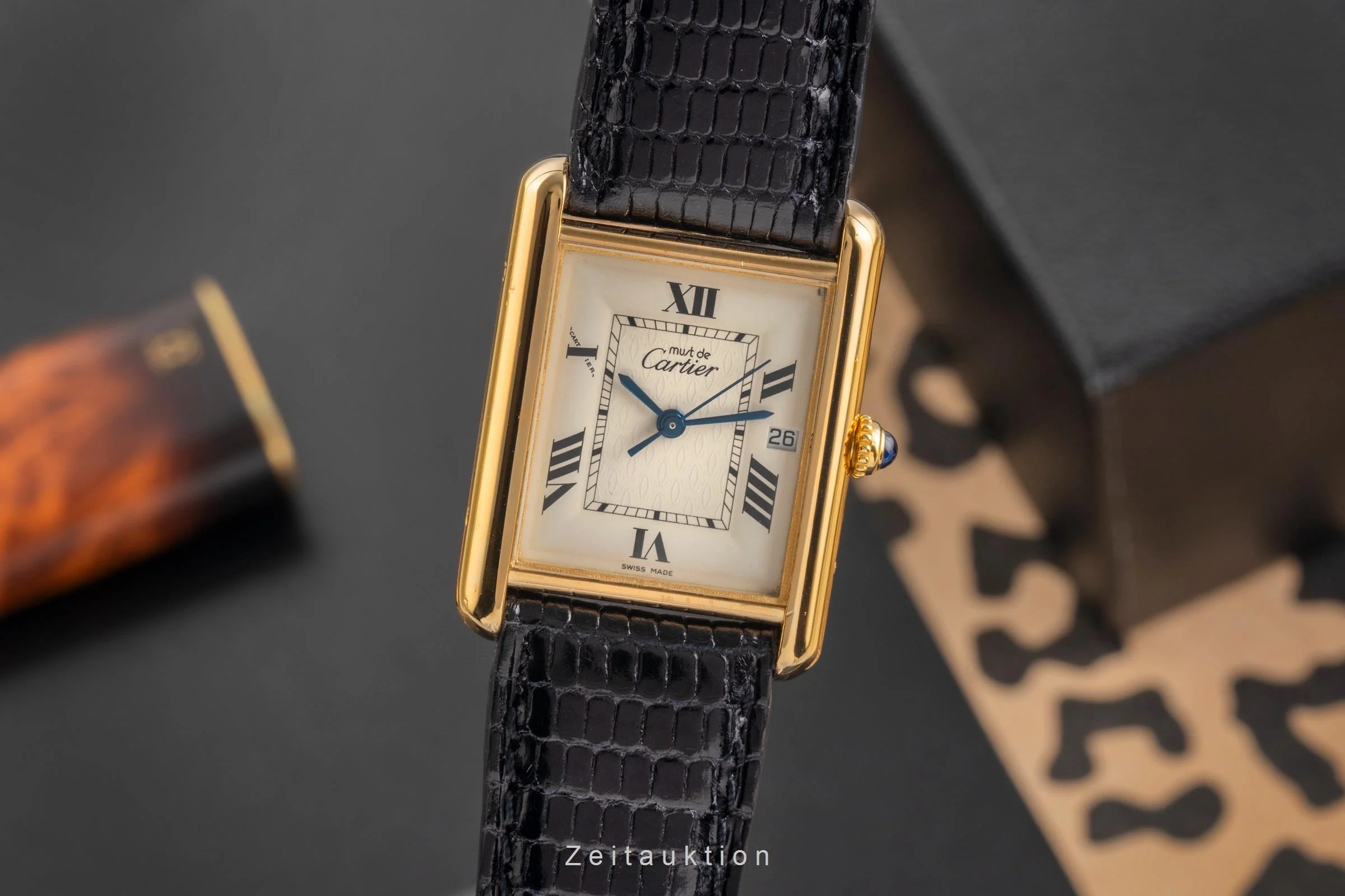 Cartier Tank silver-gilt quartz unisex W1013754, 2413  [2504018] - Image 2