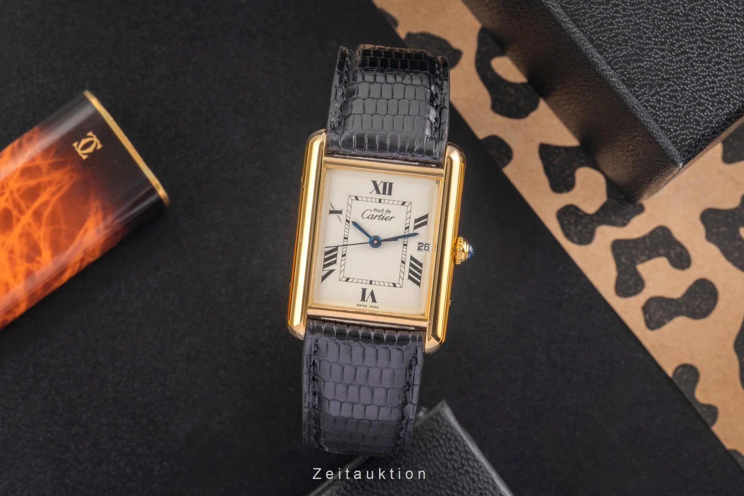 Cartier Tank silver-gilt quartz unisex W1013754, 2413  [2504018] - Image 4