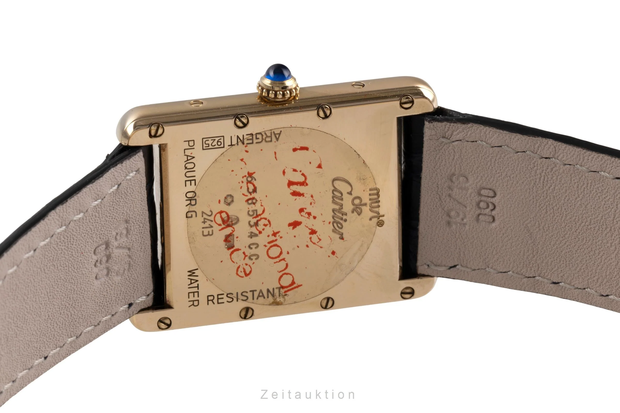 Cartier Tank silver-gilt quartz unisex W1013954, 2413  [2504078] - Image 11