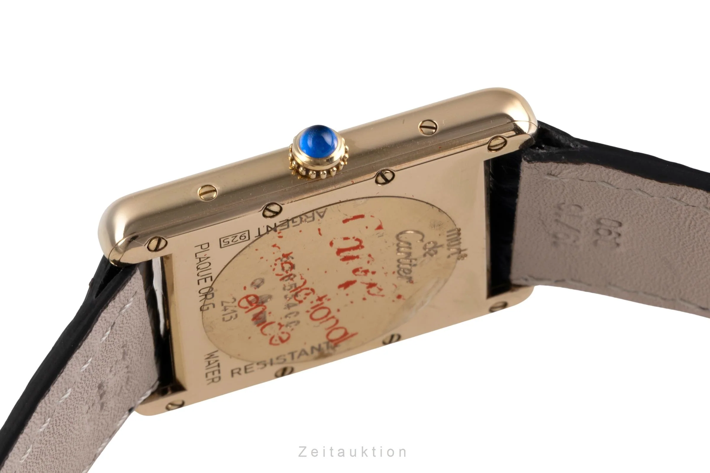 Cartier Tank silver-gilt quartz unisex W1013954, 2413  [2504078] - Image 12