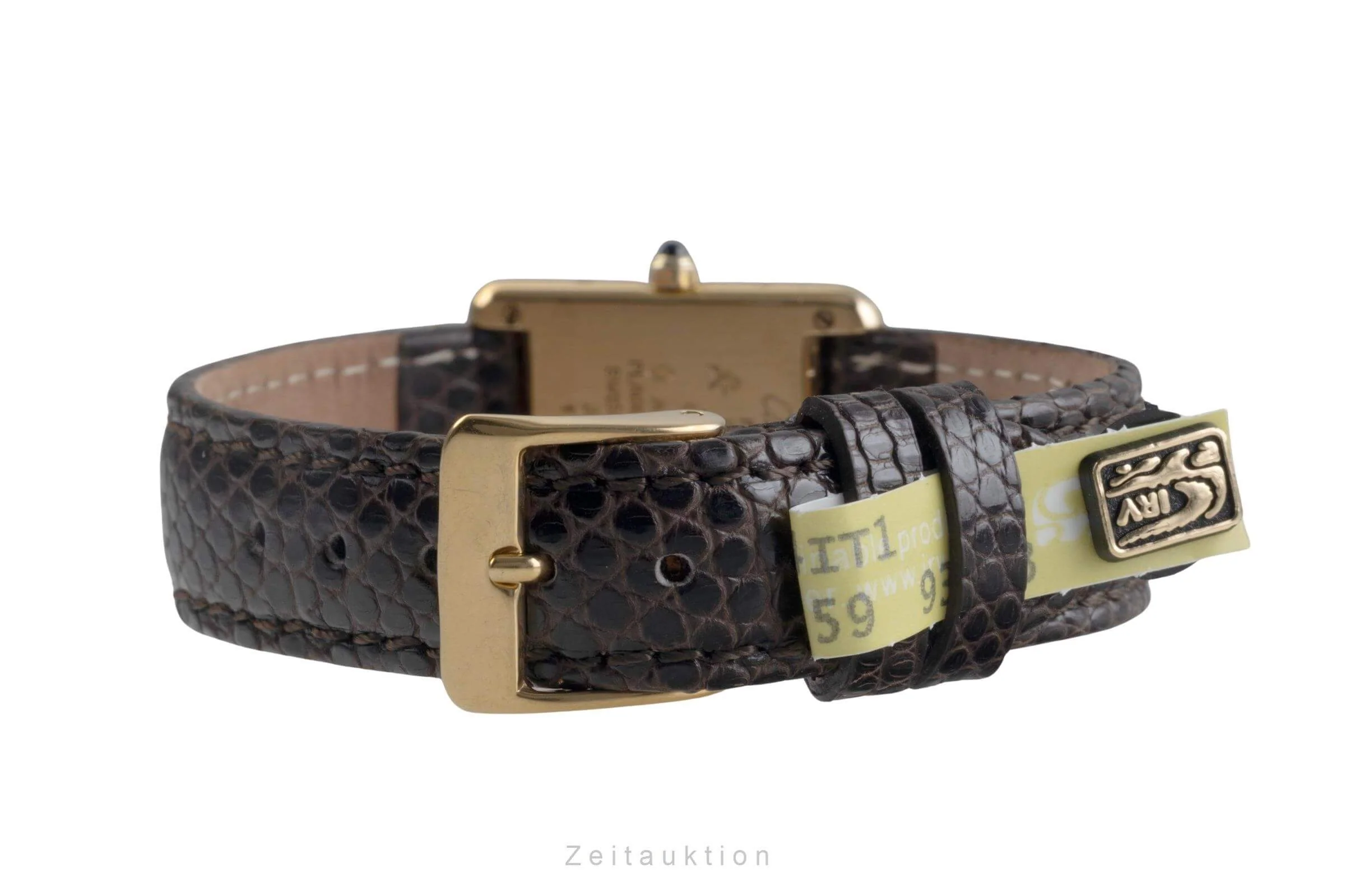 Cartier Tank silver-gilt quartz women's watch 366001  [2500892] - Image 12